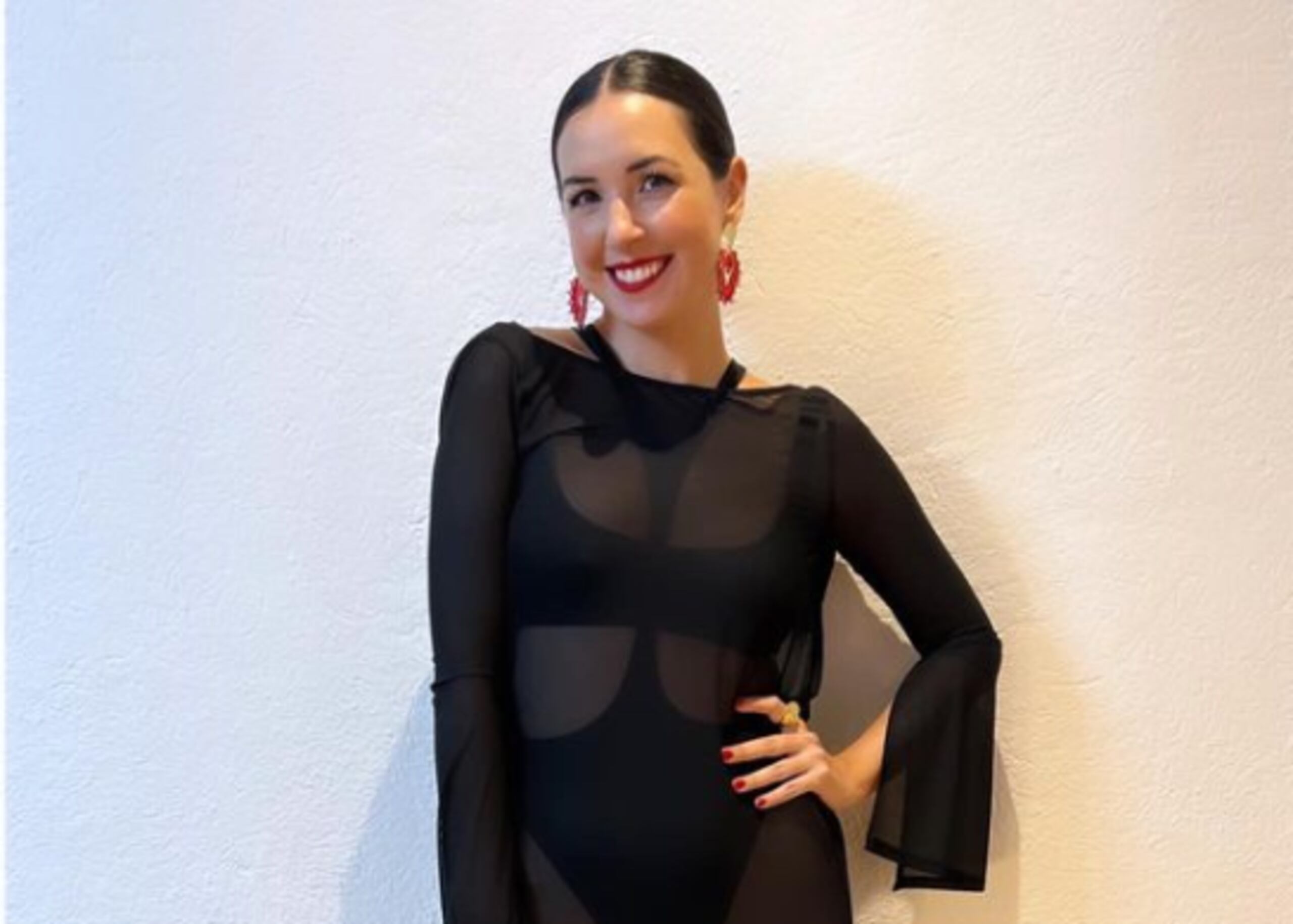 La actriz mexicana Fátima Torre en su fiesta de divorcio.