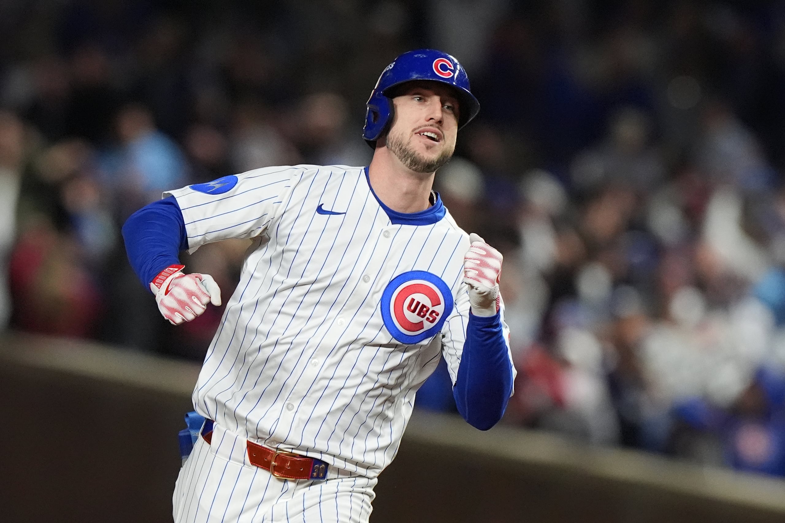 Kyle Tucker jugó la pasada temporada con los Cubs de Chicago.