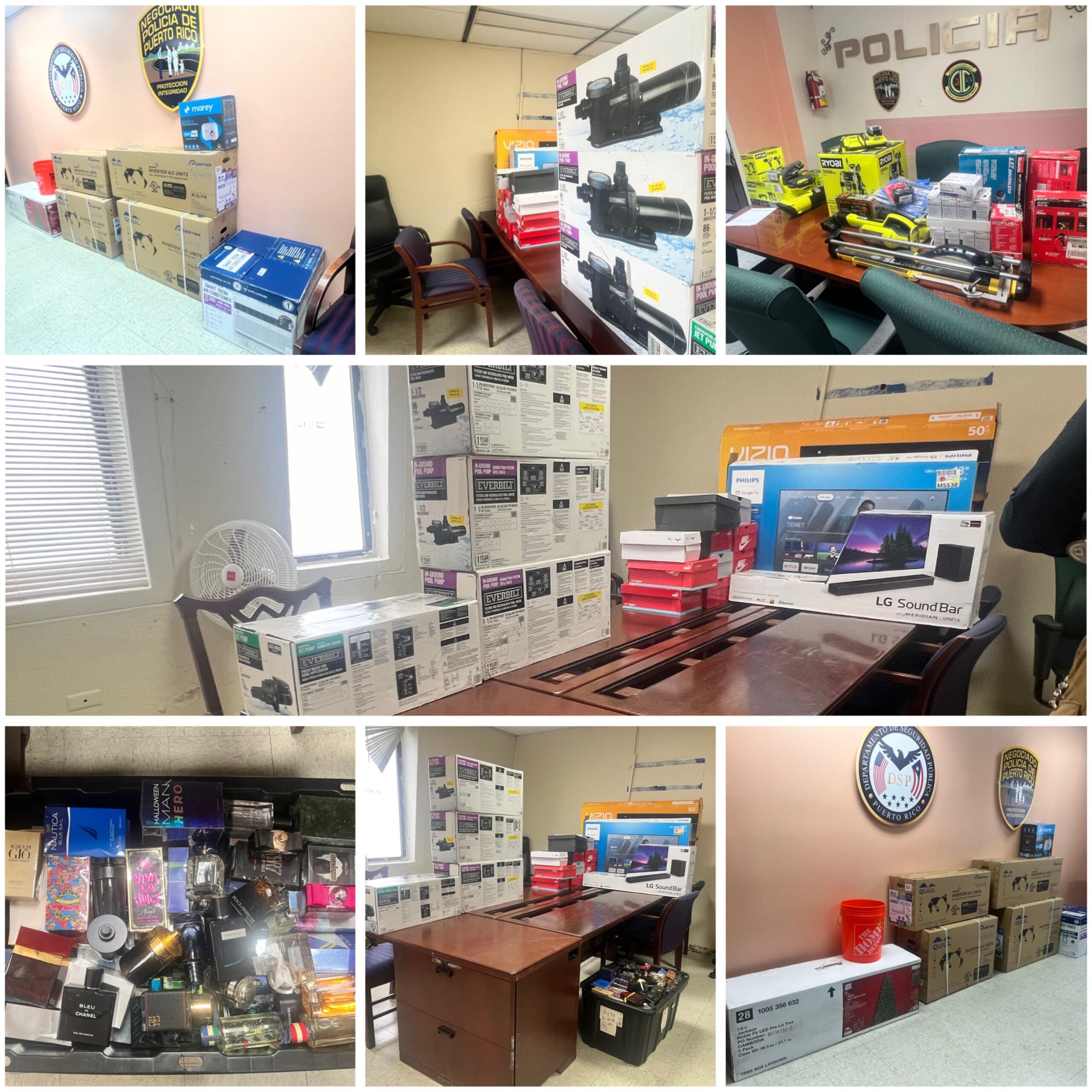 Agentes de la División de Arrestos Especiales y Extradiciones ocuparon mercancía con un valor de $20,000.00 durante la captura de un fugitivo.