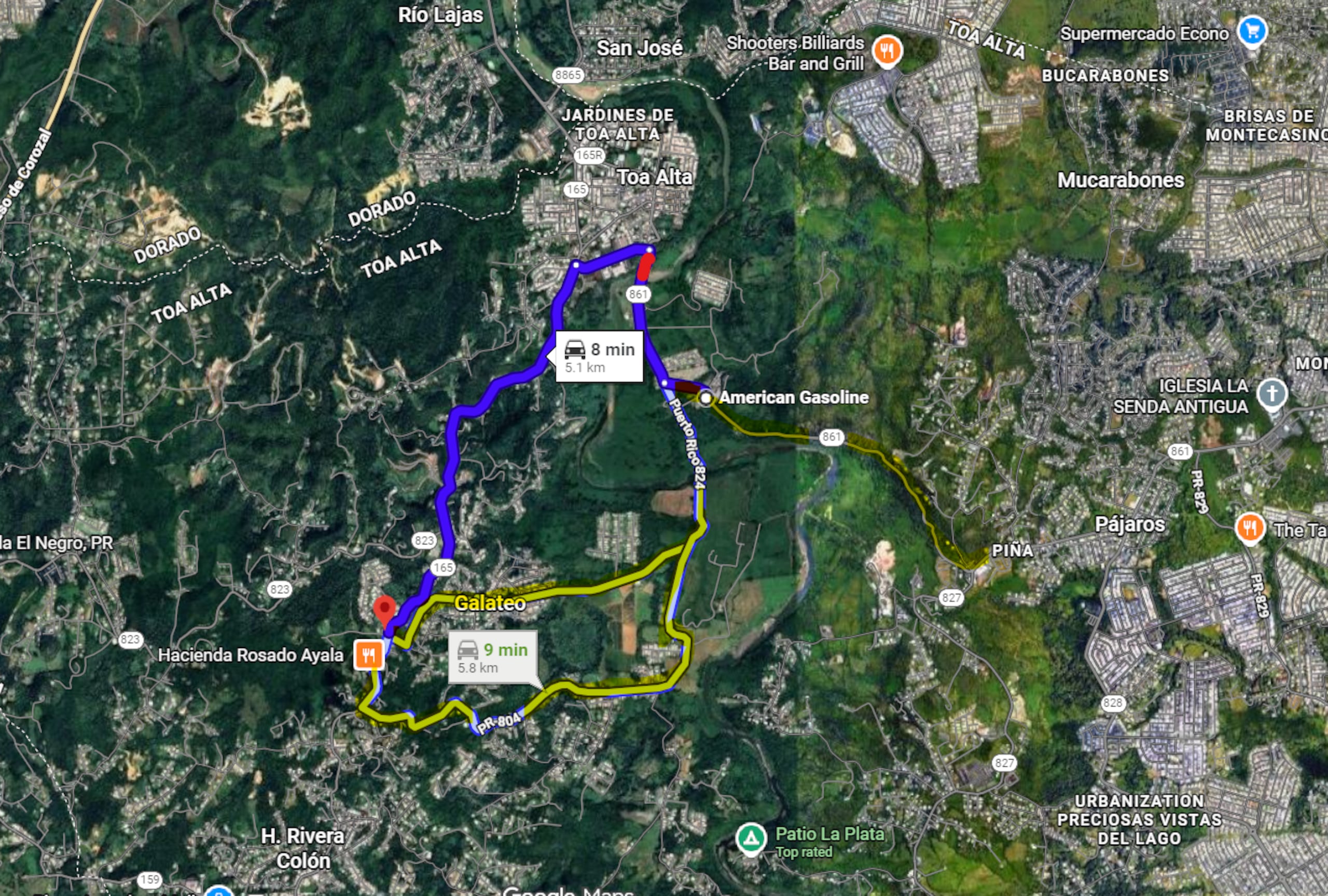 Este puente, vital para Toa Alta, une barrio Piñas y Toa Alta Heights con el casco urbano y sirve también como vía principal hacia Bayamón.