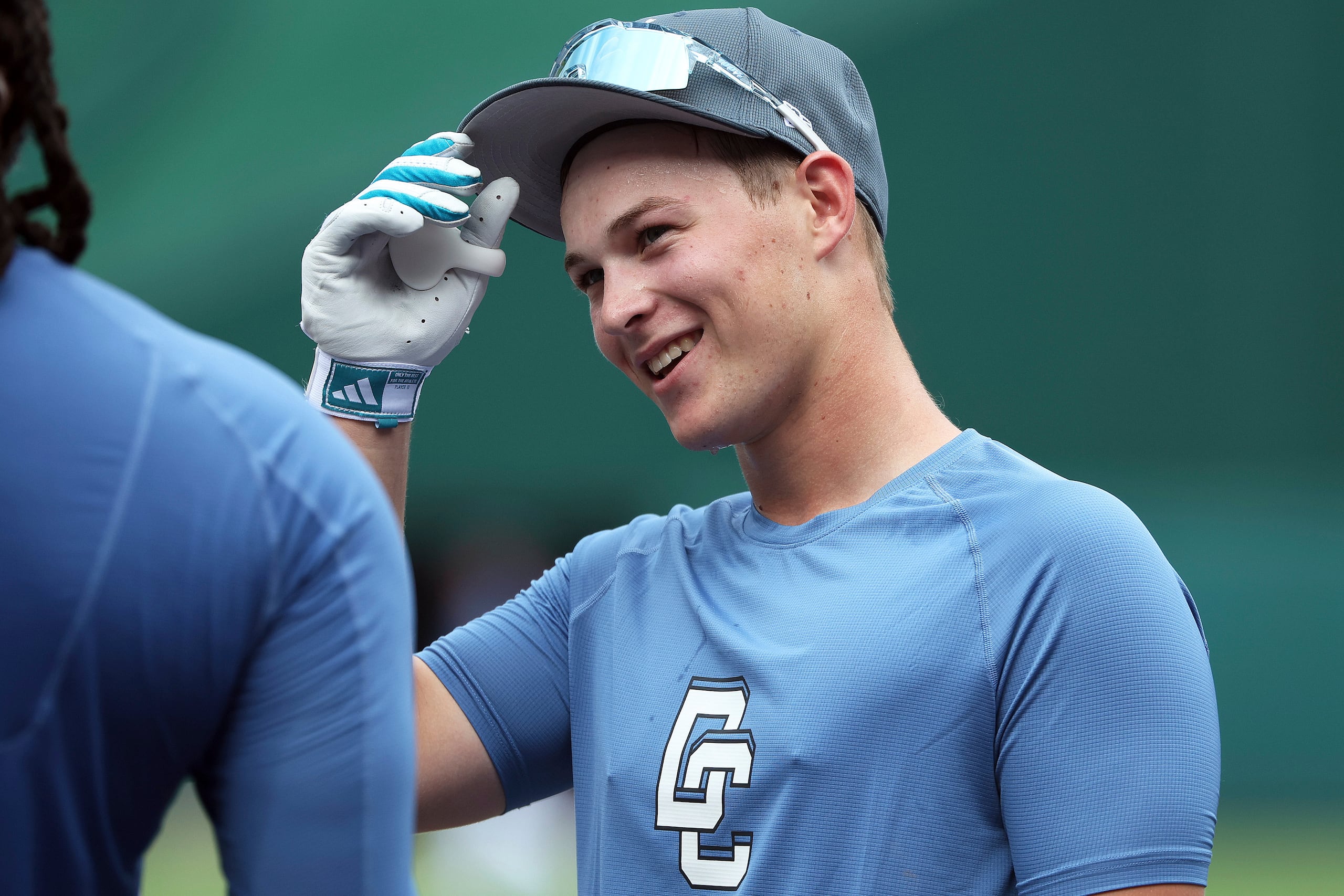 El campocorto Eli Willits, primera selección global del draft de los Nationals de Washington.