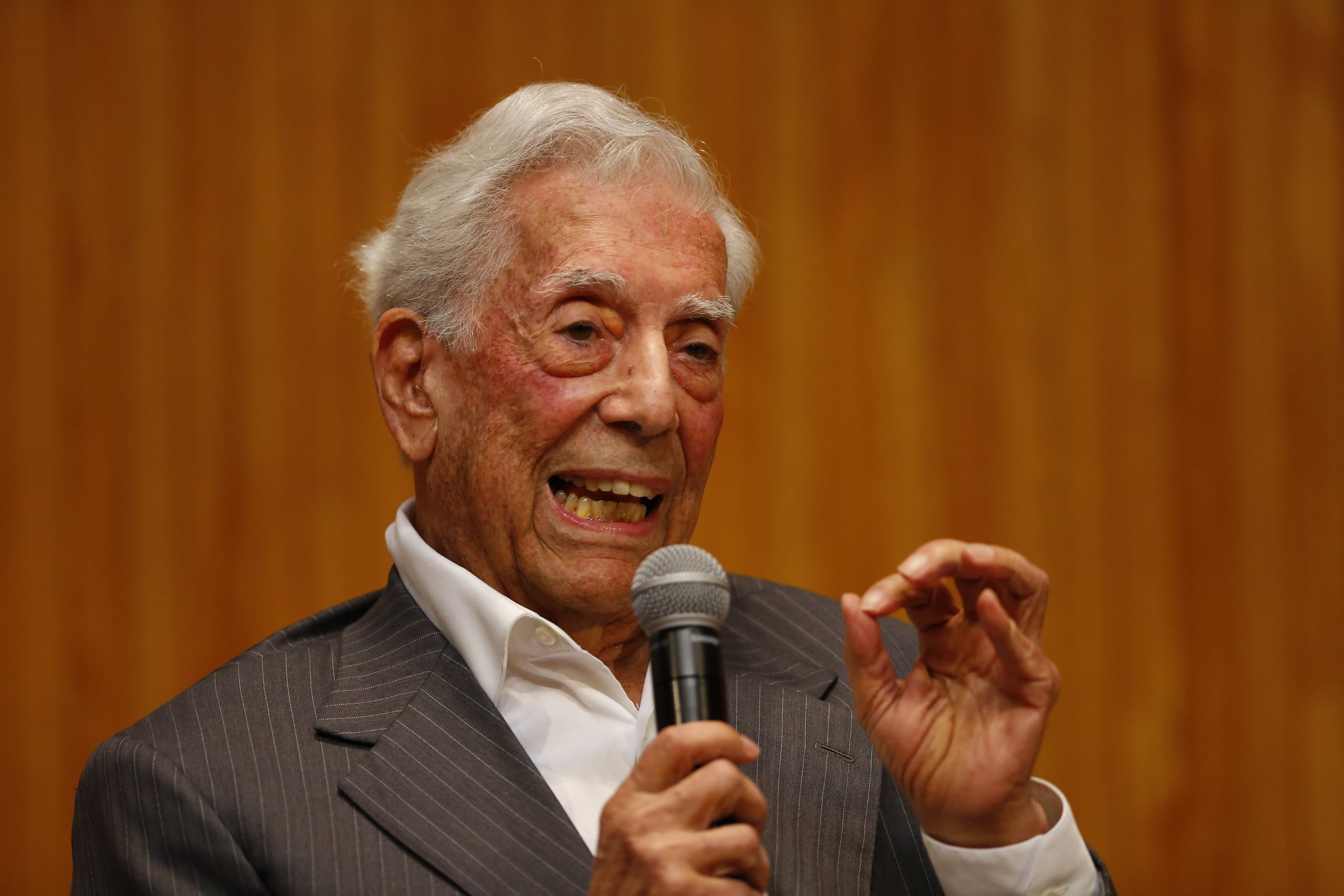 El escritor hispano-peruano y premio nobel de Literatura, Mario Vargas Llosa