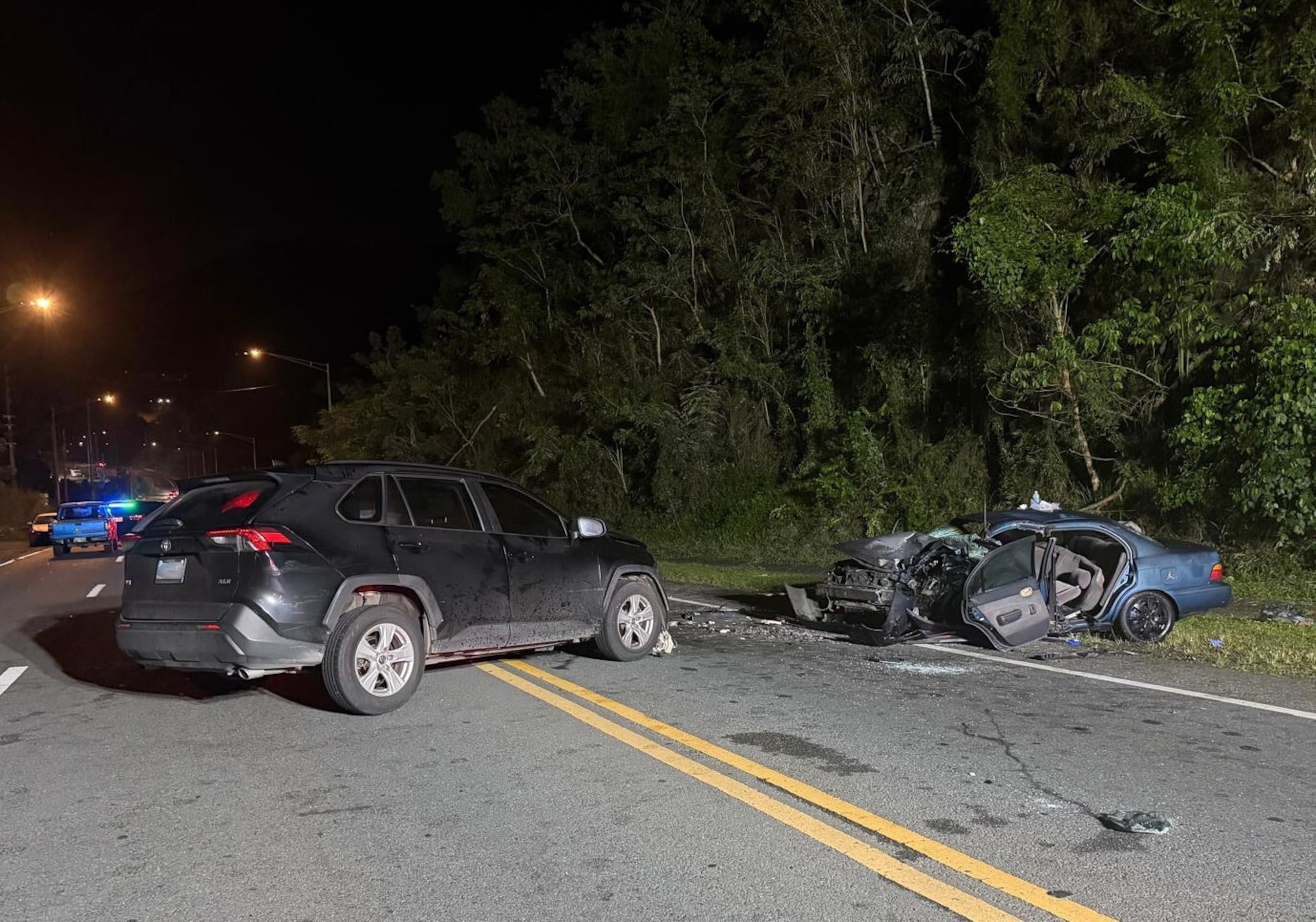 Los vehículos involucrados fueron ocupados y trasladados a la División de Patrullas de Carreteras de Bayamón.