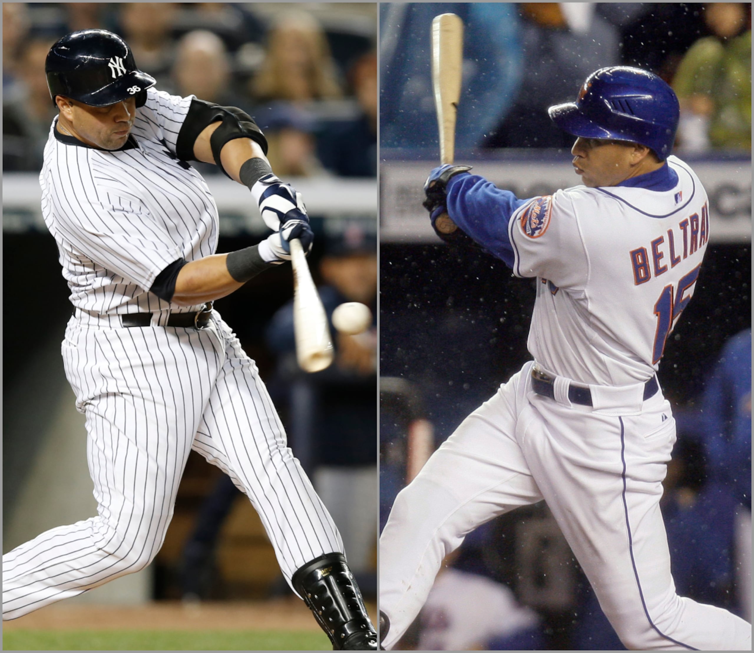 Carlos Beltrán acumuló mejores números de poder bateando a lo zurdo, que a lo derecho, su mano natural, incluyendo 311 de sus 435 cuadrangulares.