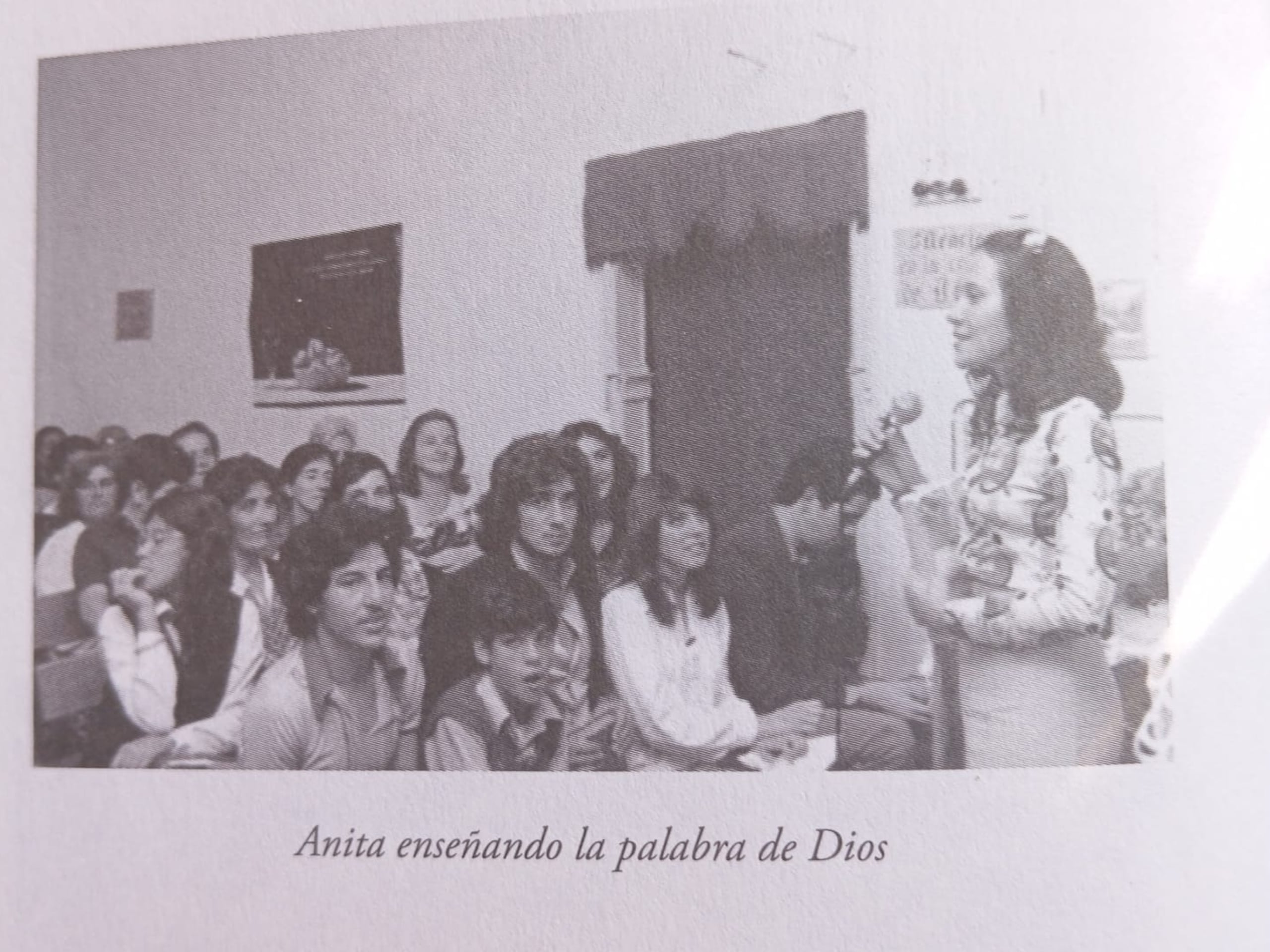 Anita durante sus primeros años en Uruguay.