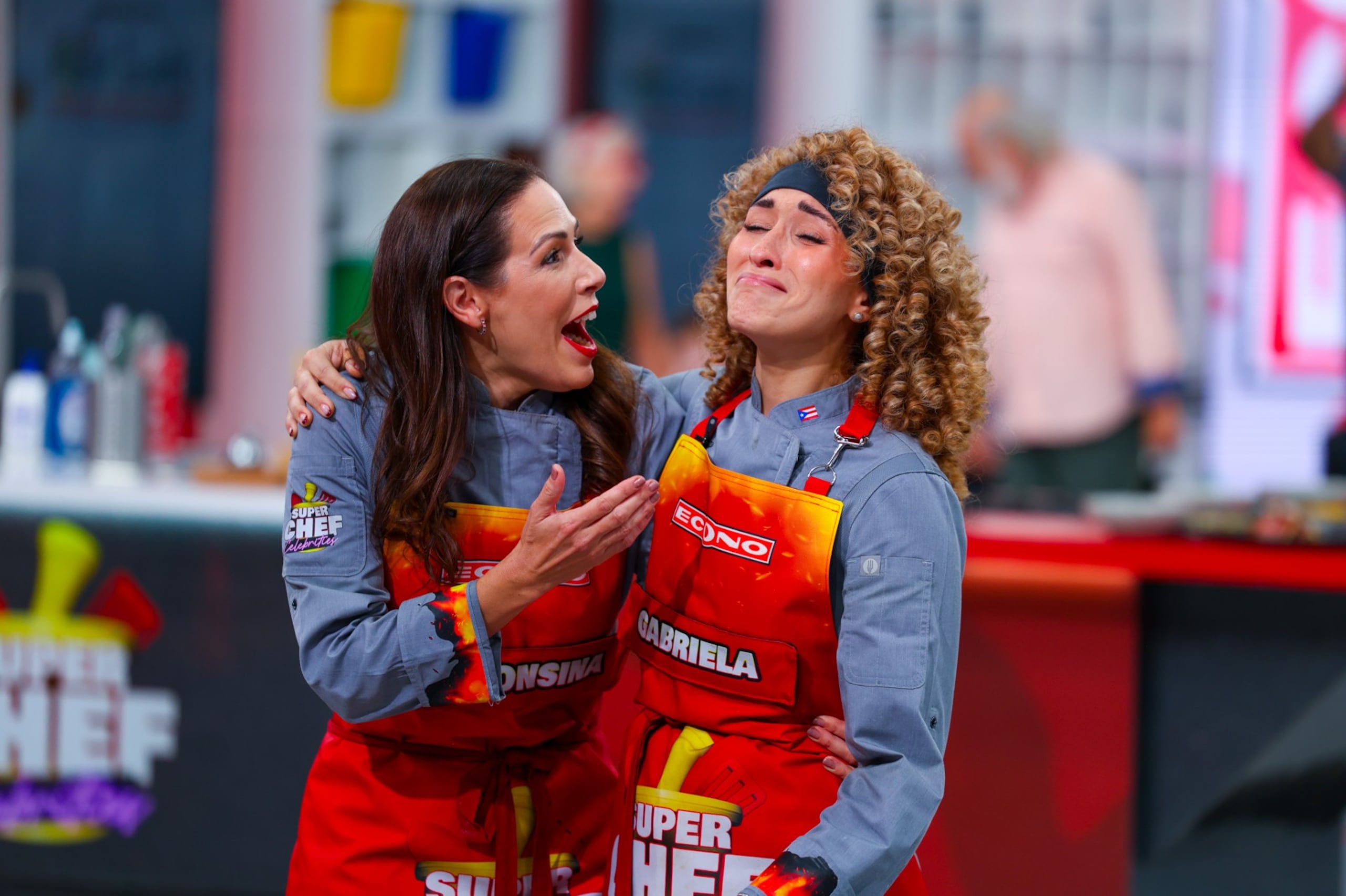 Gabriela Quiñones -a la derecha- llegó a la final junto a la actriz Alfonsina Molinari.