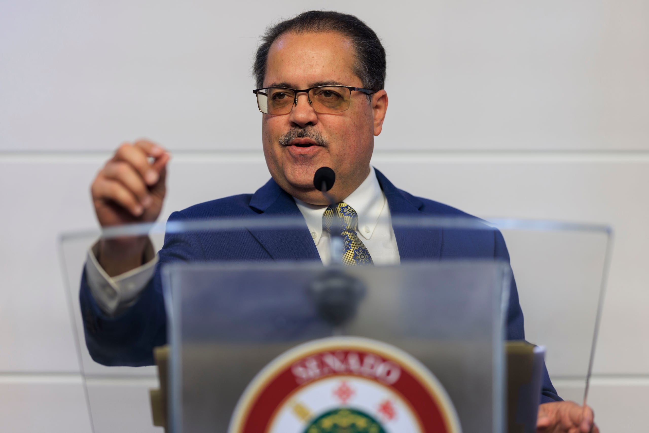José Luis Dalmau Santiago, presidente del Senado.