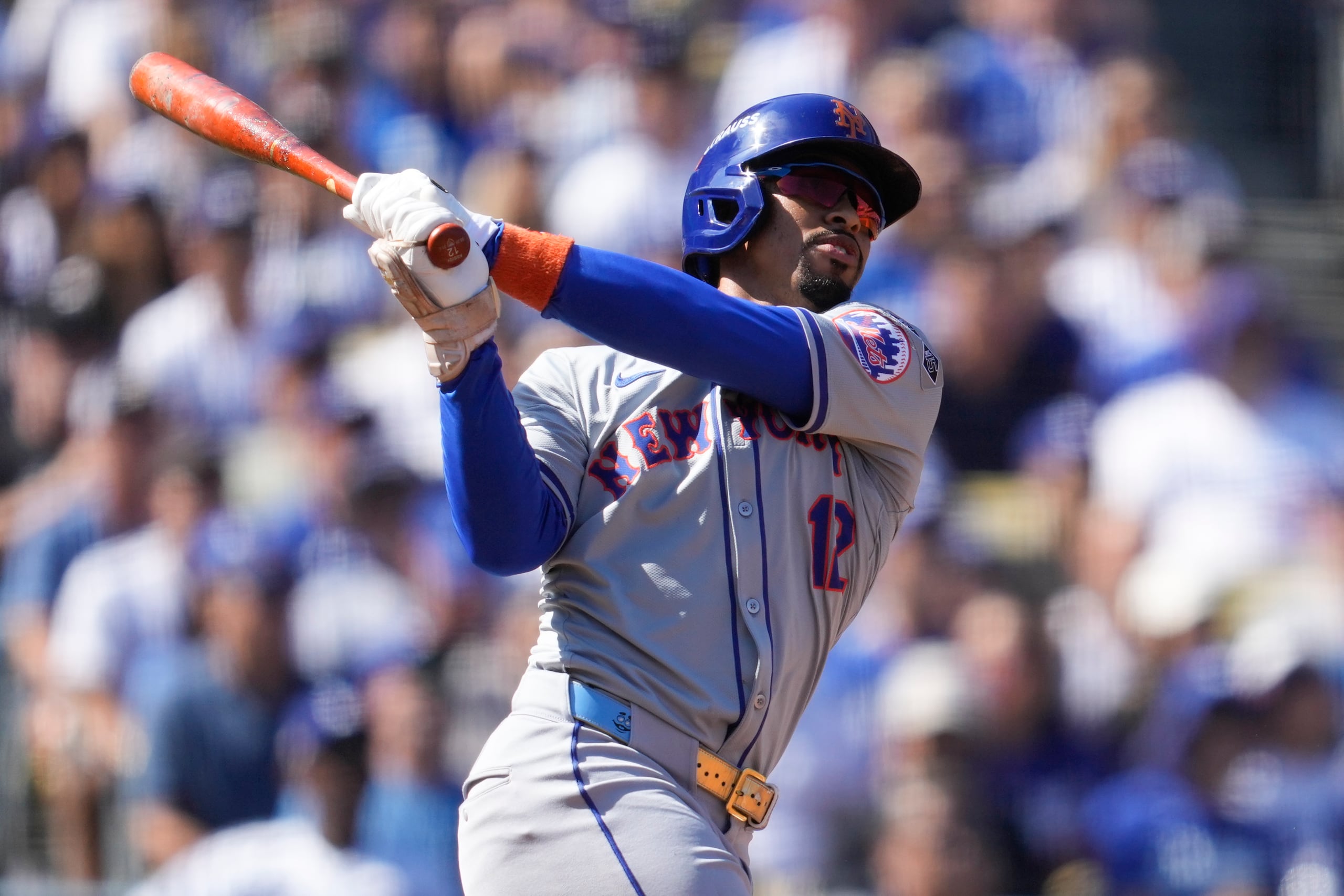 Francisco Lindor bateó .273 con 33 HR y 91 RBI en el 2024. Ayudó a los Mets a alcanzar la Serie de Campeonato de la Liga Nacional.