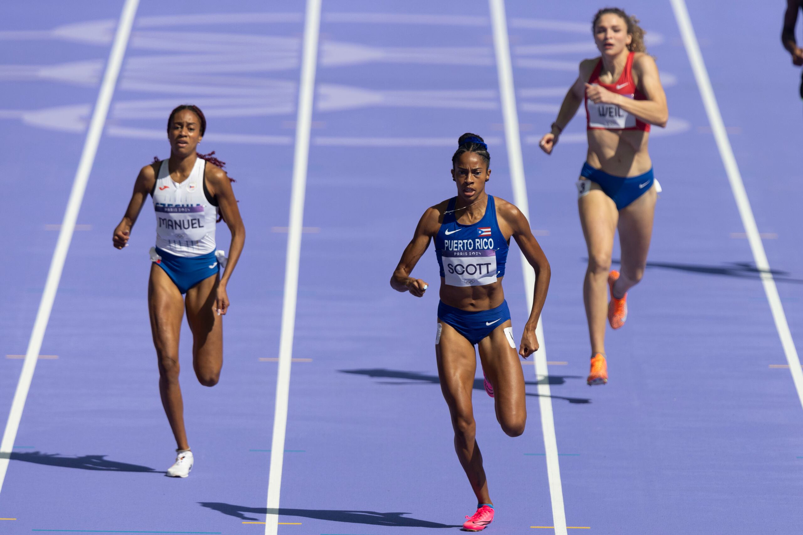 Gabby Scott es la segunda boricua que adelanta a semifinales en la pista de los Juegos de París, luego de Gladymar Torres en los 100 metros.