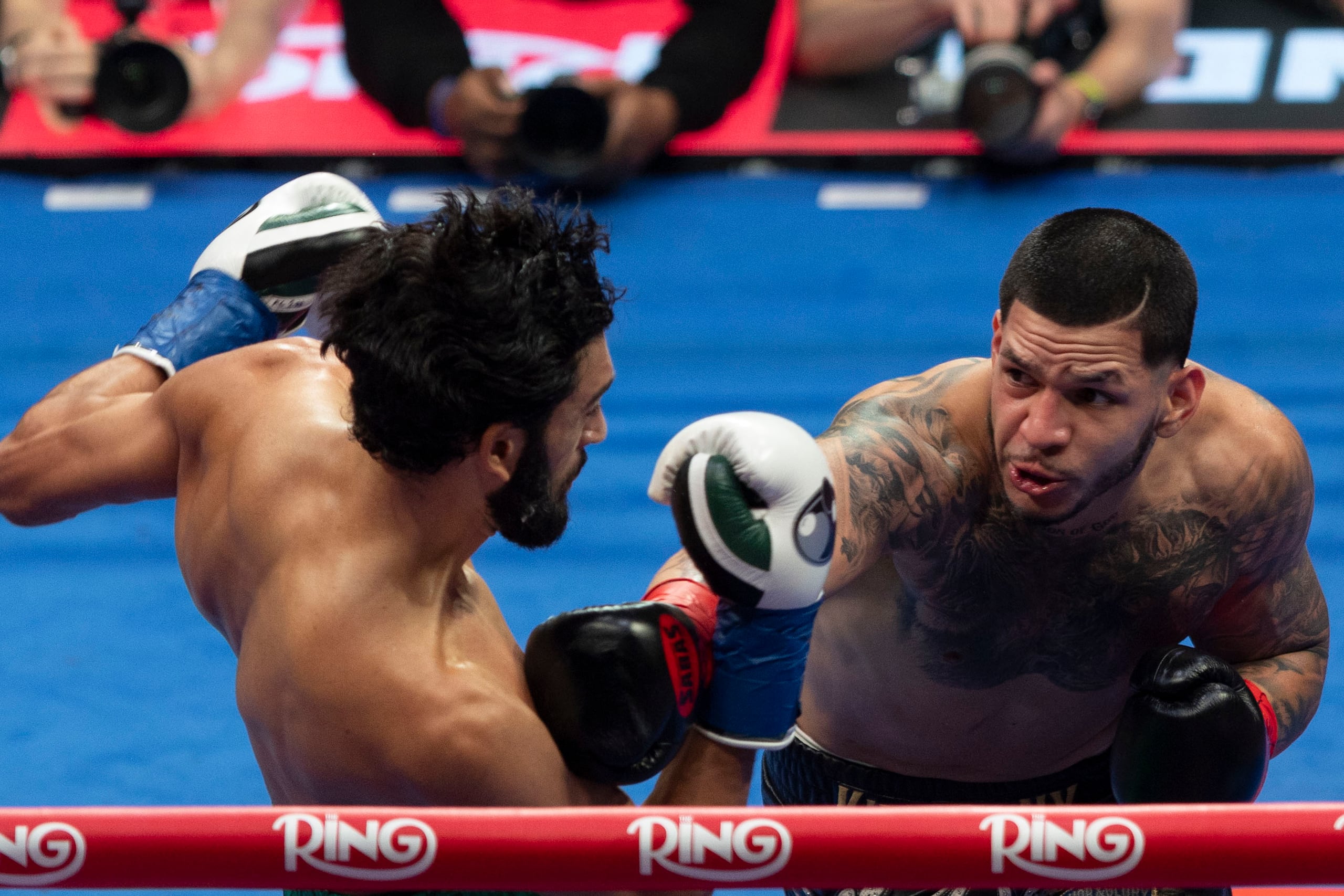 Edgar Berlanga en su última pelea ante Hamzah Sheeraz.
###
Foto por:
Xavier Araújo | GFR Media
xavier.araujo@gfrmedia.com
Araujo