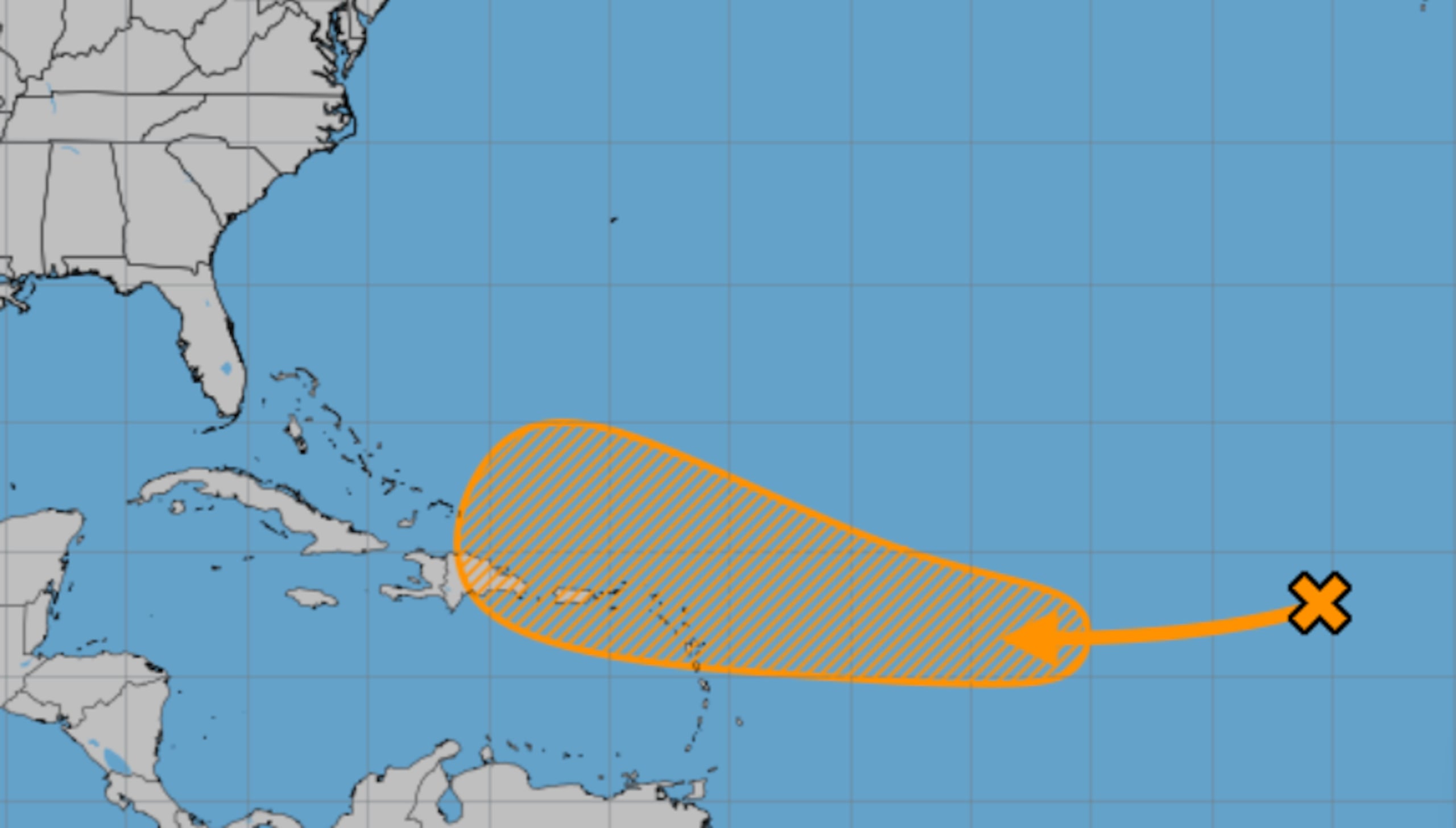 Centro Nacional de Huracanes vigila onda tropical con potencial ciclónico
