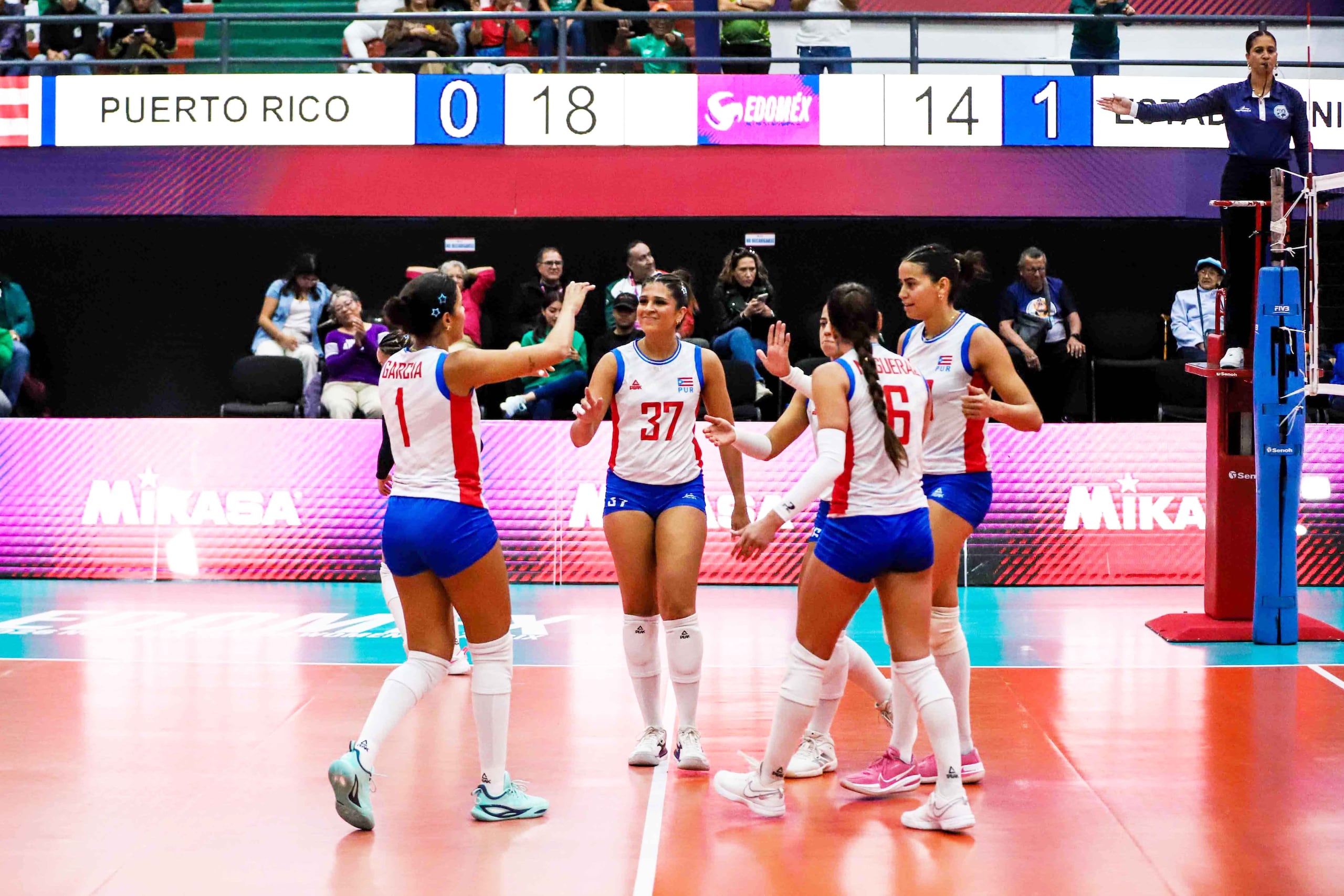 El sexteto puertorriqueño comenzó con intensidad y logró poner en aprietos a las líderes del torneo.