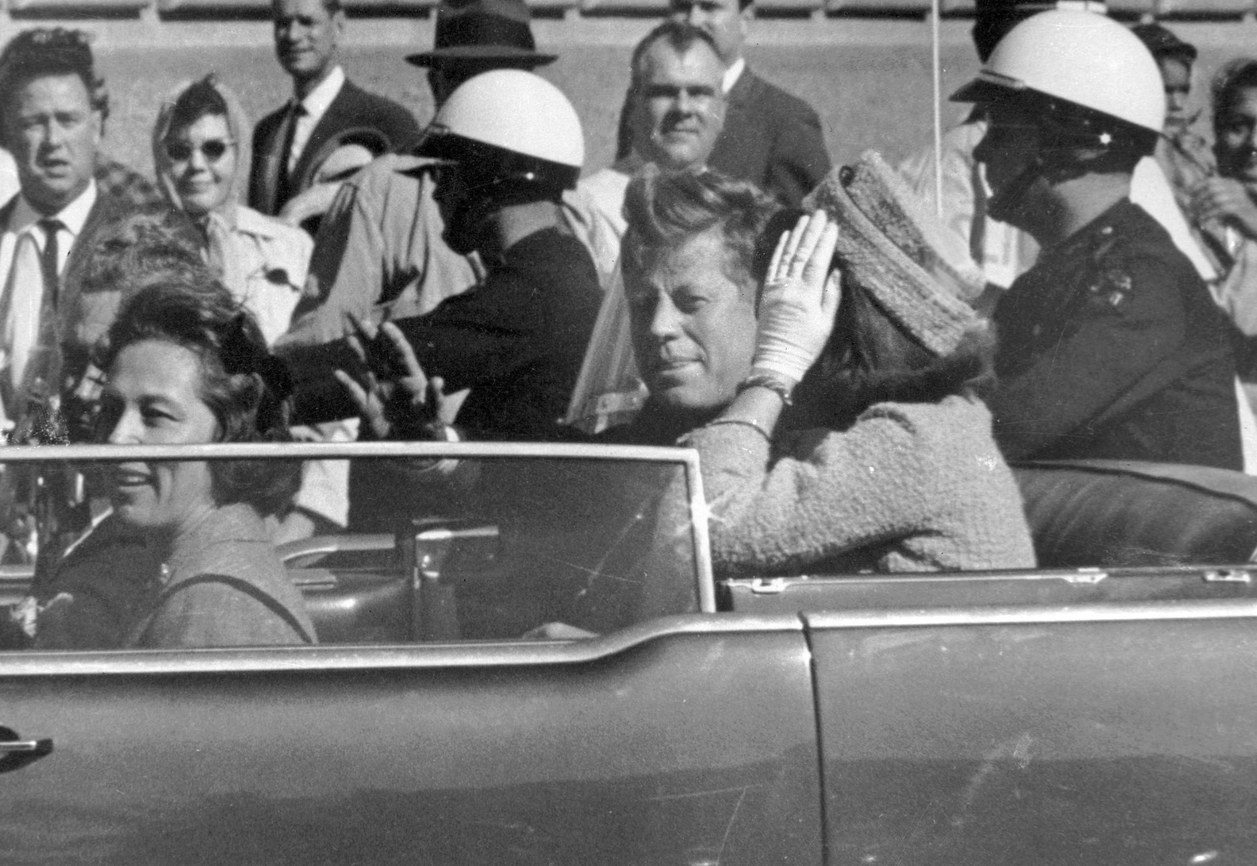 John F. Kennedy el 22 de noviembre de 1963 en Dallas.