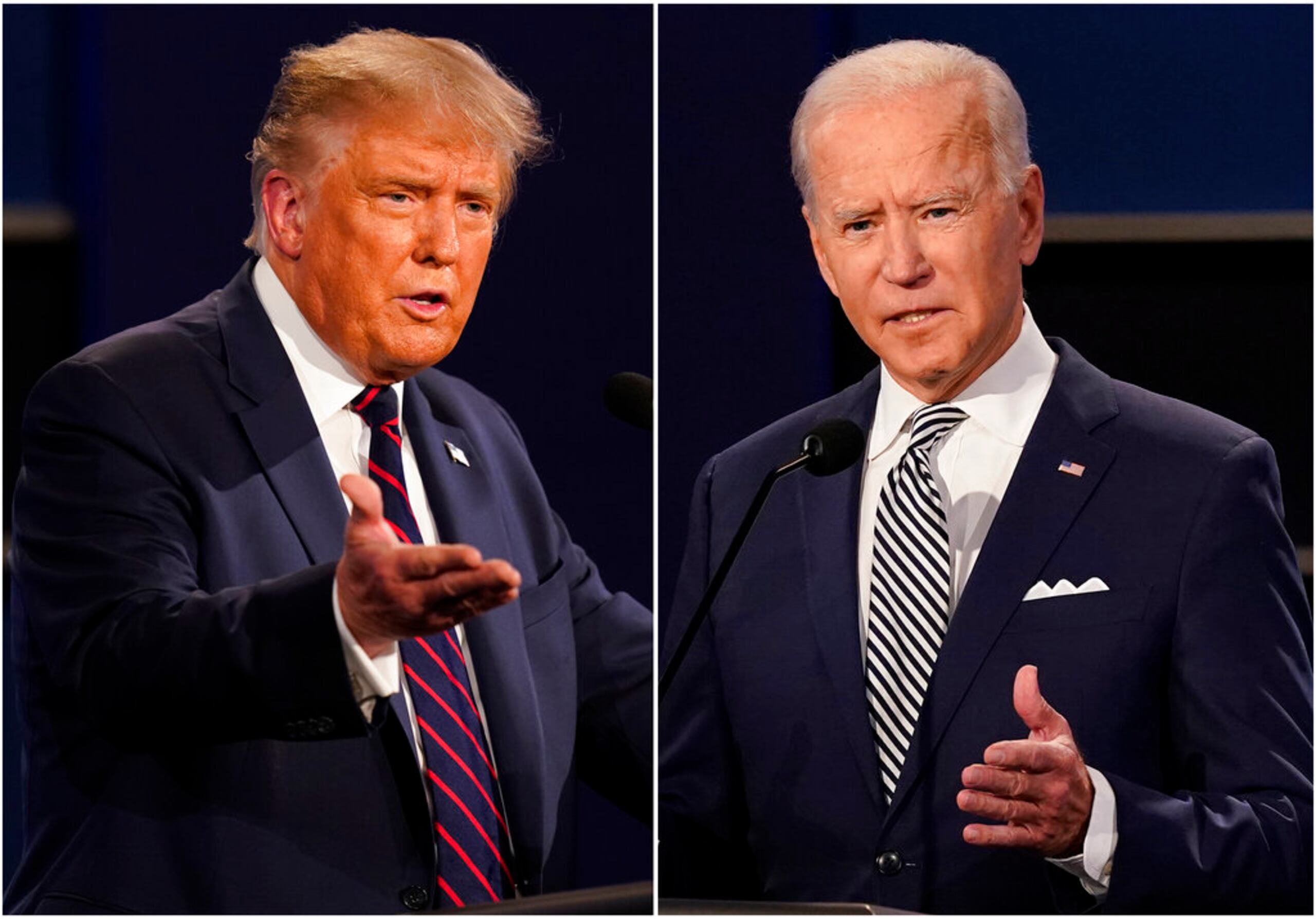 Donald Trump y Joe Biden