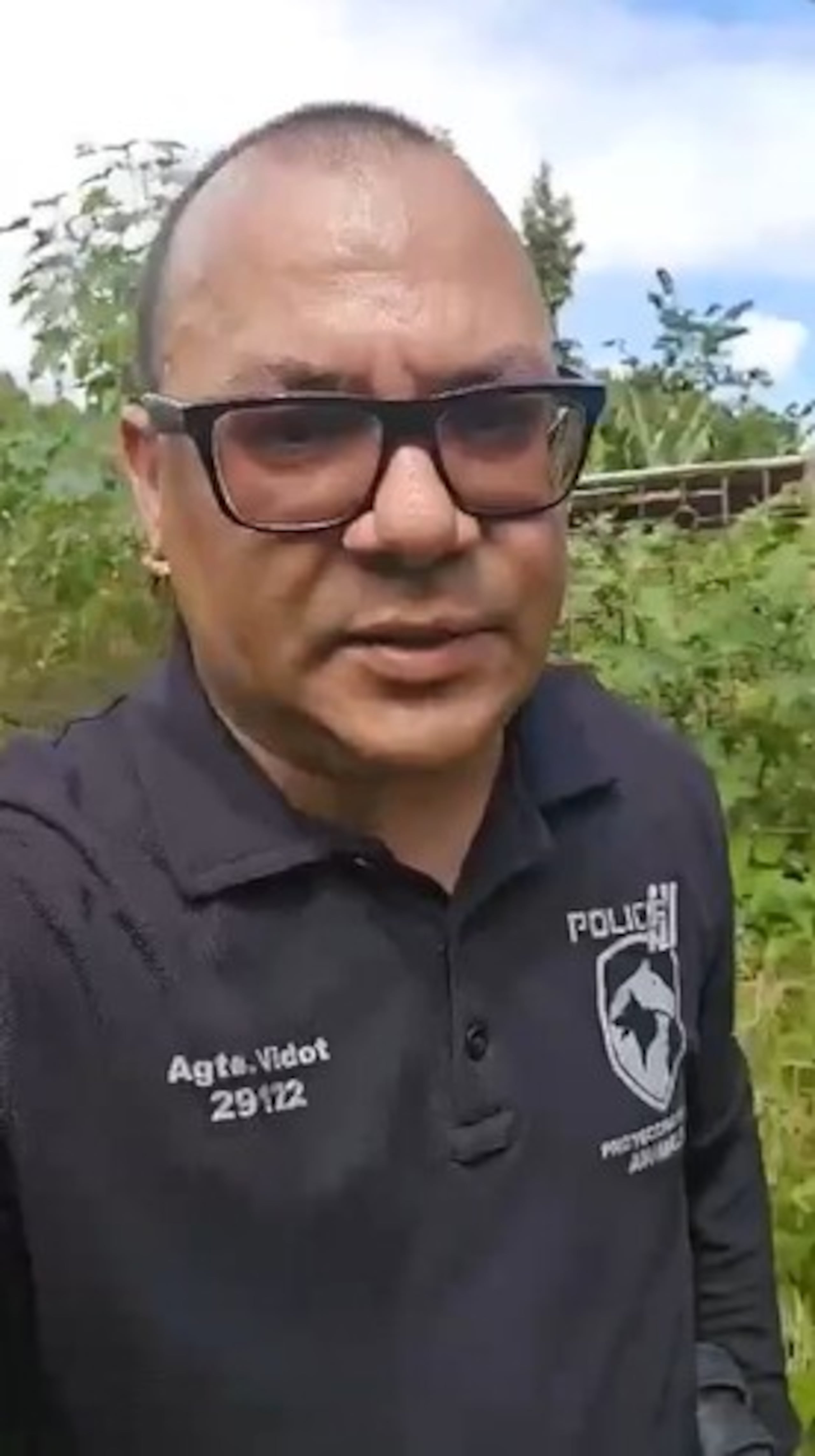 El coordinador de la “Ley para el Bienestar y la Protección de los Animales” en el área de Arecibo, el agente Joel Vidot.
