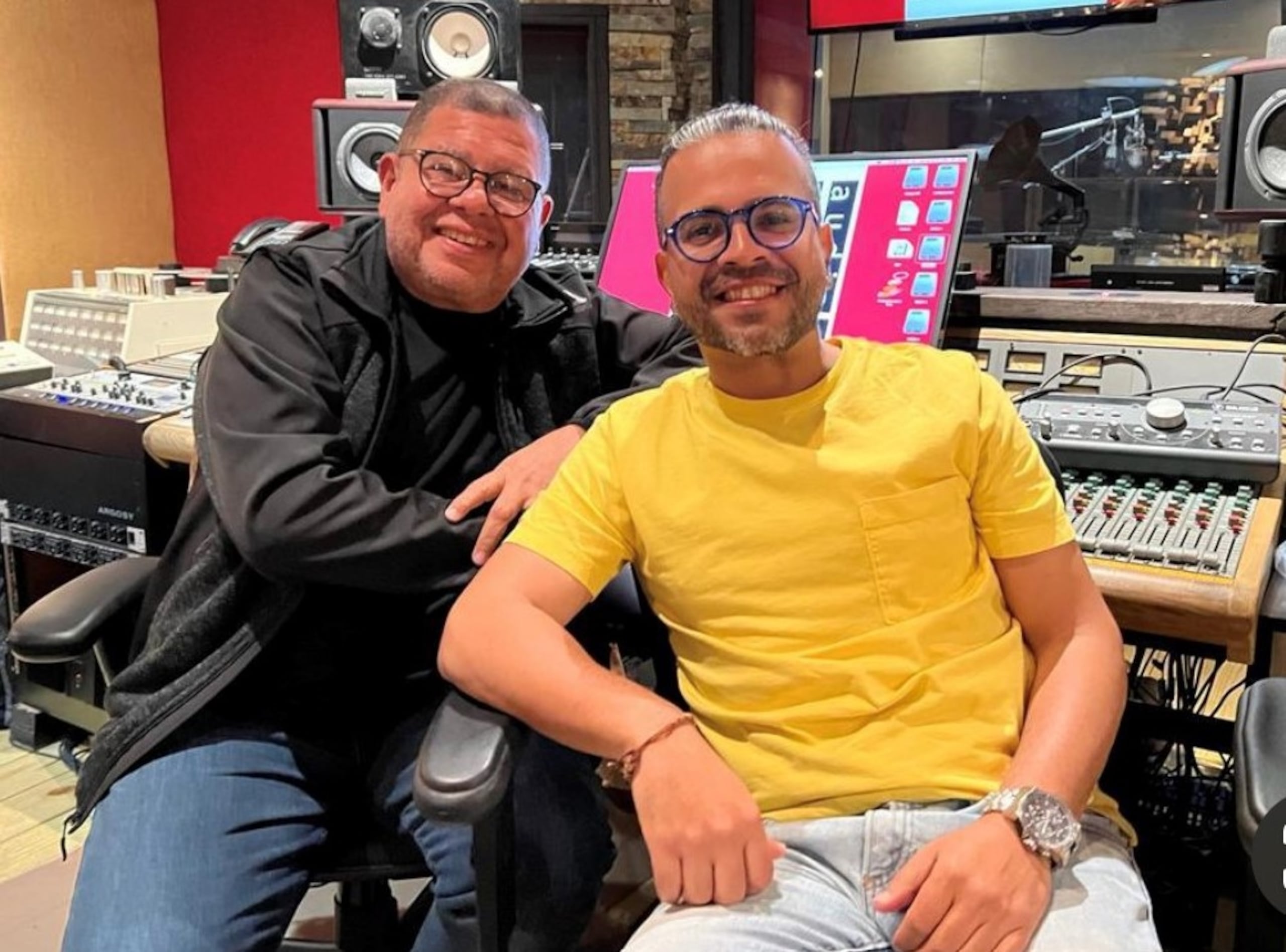Desde la izquierda, Julito Alvarado y Gerardo Rivas