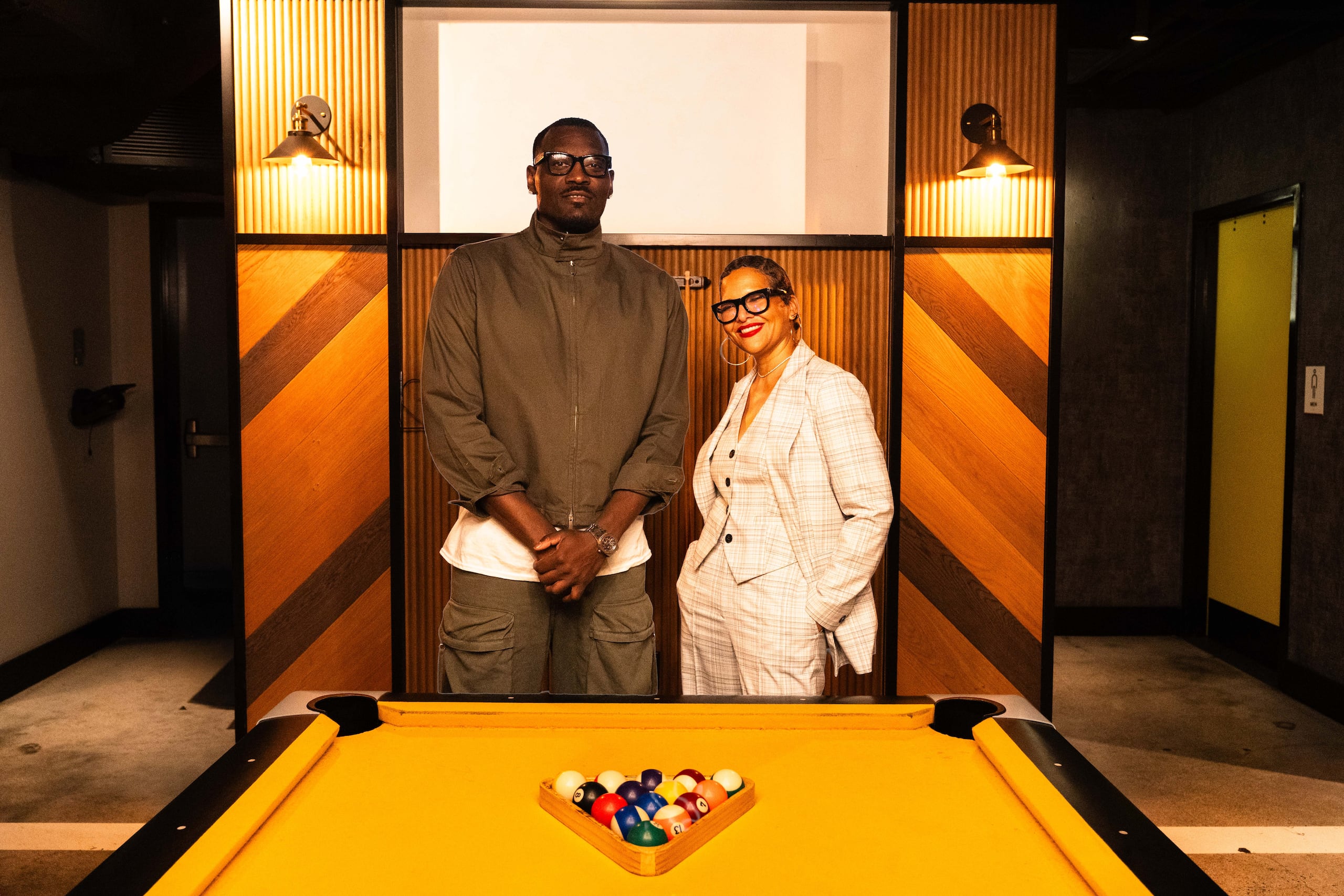 Ramón Clemente junto a Cristina Mancini.