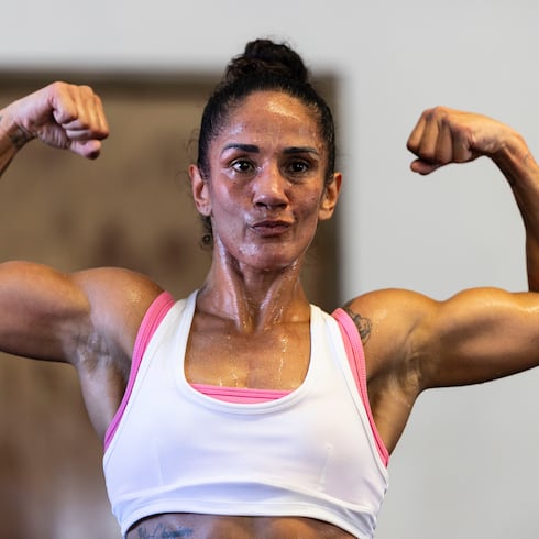 Amanda Serrano en fotos: la boricua entrena para su pelea en la isla