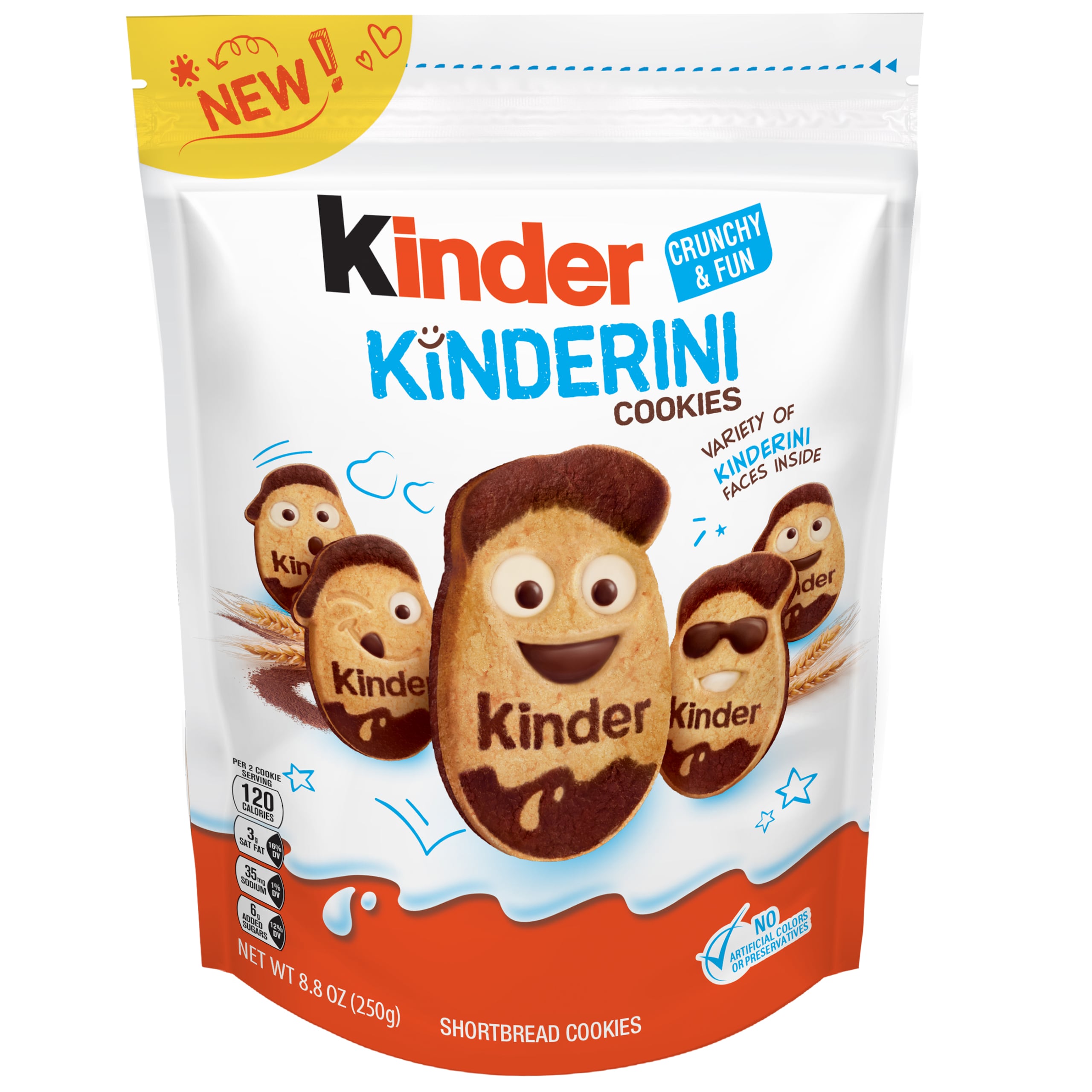 Kinderini está disponible en su empaque de 8.8 onzas.