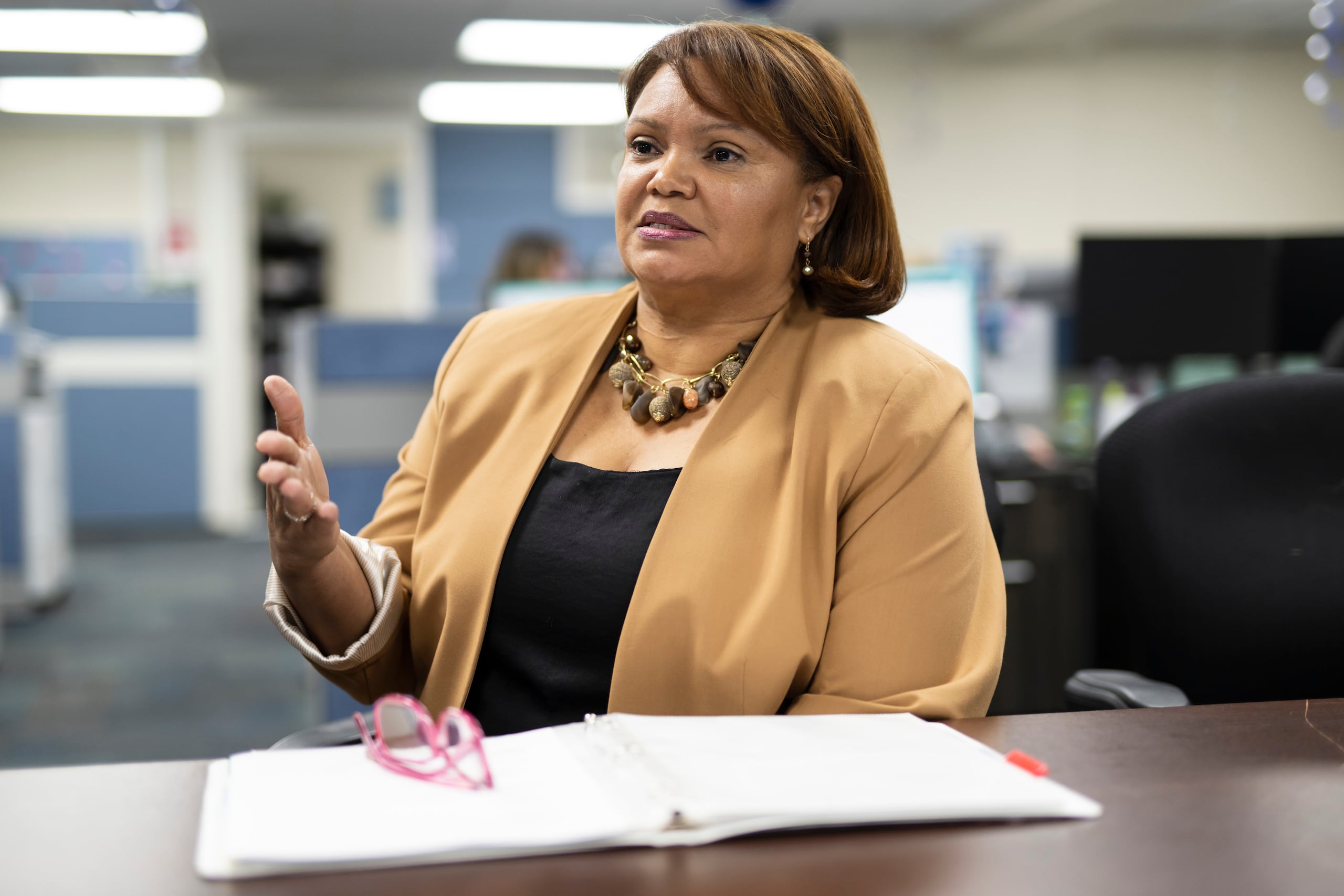 Aimée Alvarado Cardona, coordinadora de la
Unidad de Violencia Doméstica de la Policía de Puerto Rico