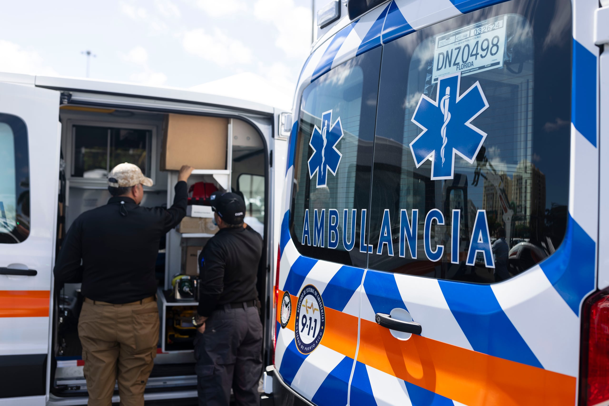 Las ambulancias fueron adquiridas con $6.6 millones de fondos propios del Negociado del Sistema de Emergencias 9-1-1.