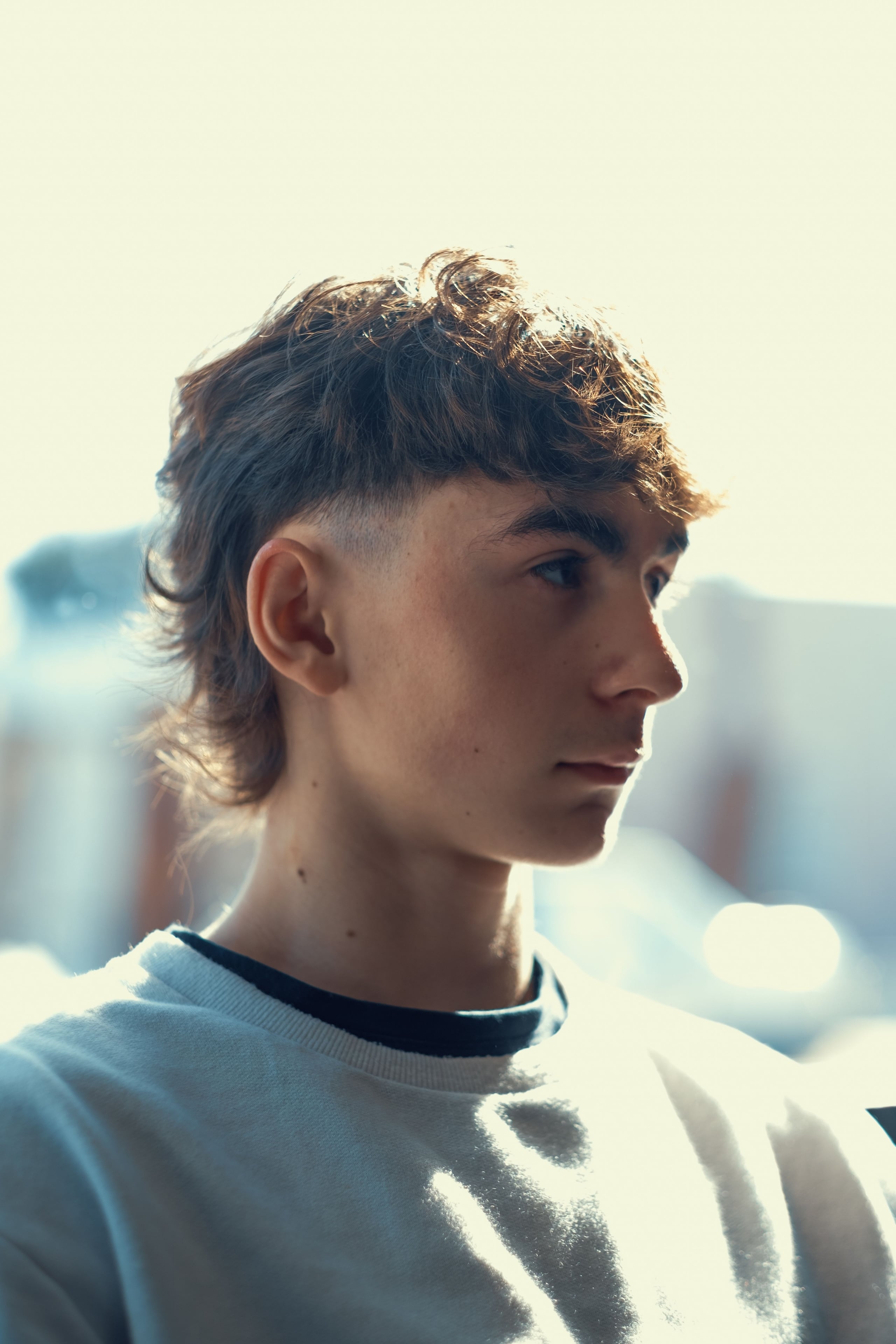 El "mullet" asemeja al que conocíamos antes como "playero", corto a ambos lados.