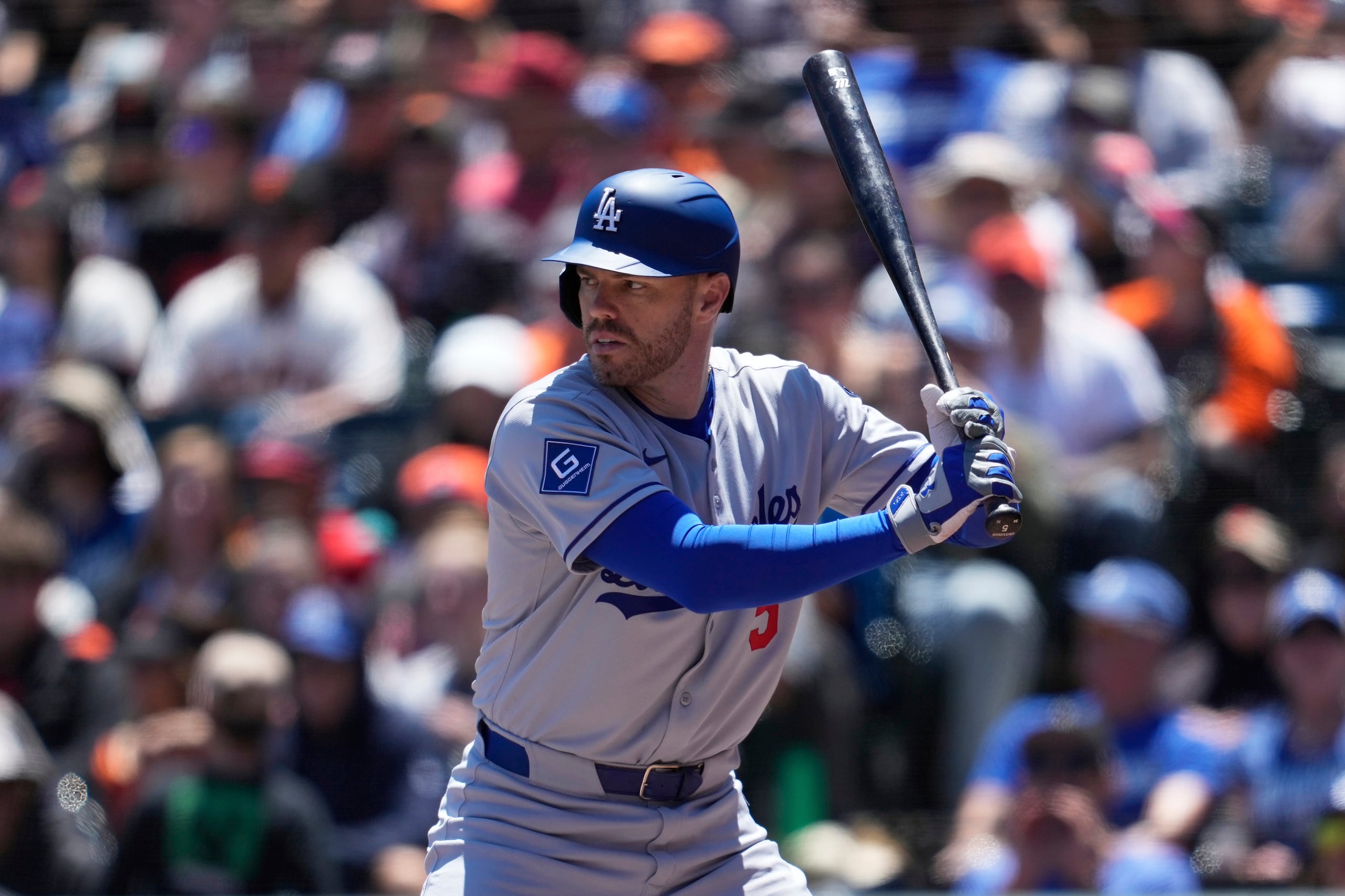 Freddie Freeman, primera base de los Dodgers de Los Ángeles.
