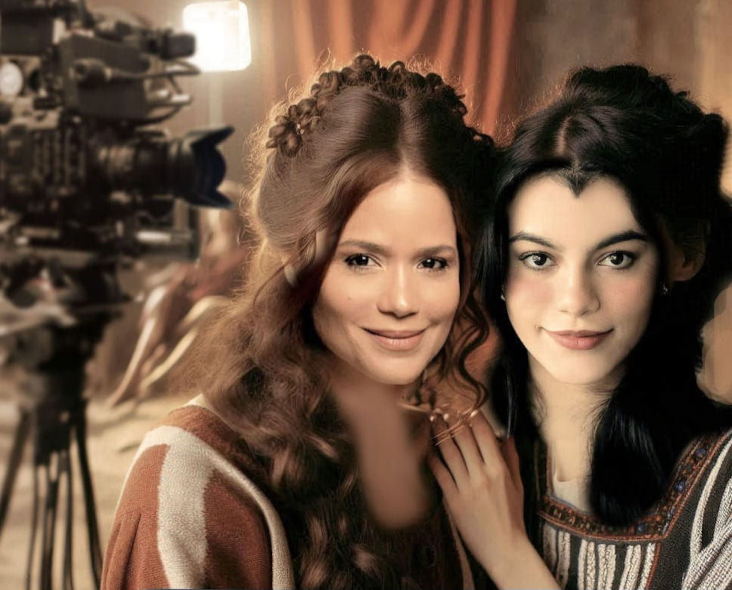 Joann Polanco y su hija Sabel comparten labores de producción y actuación en el corto.