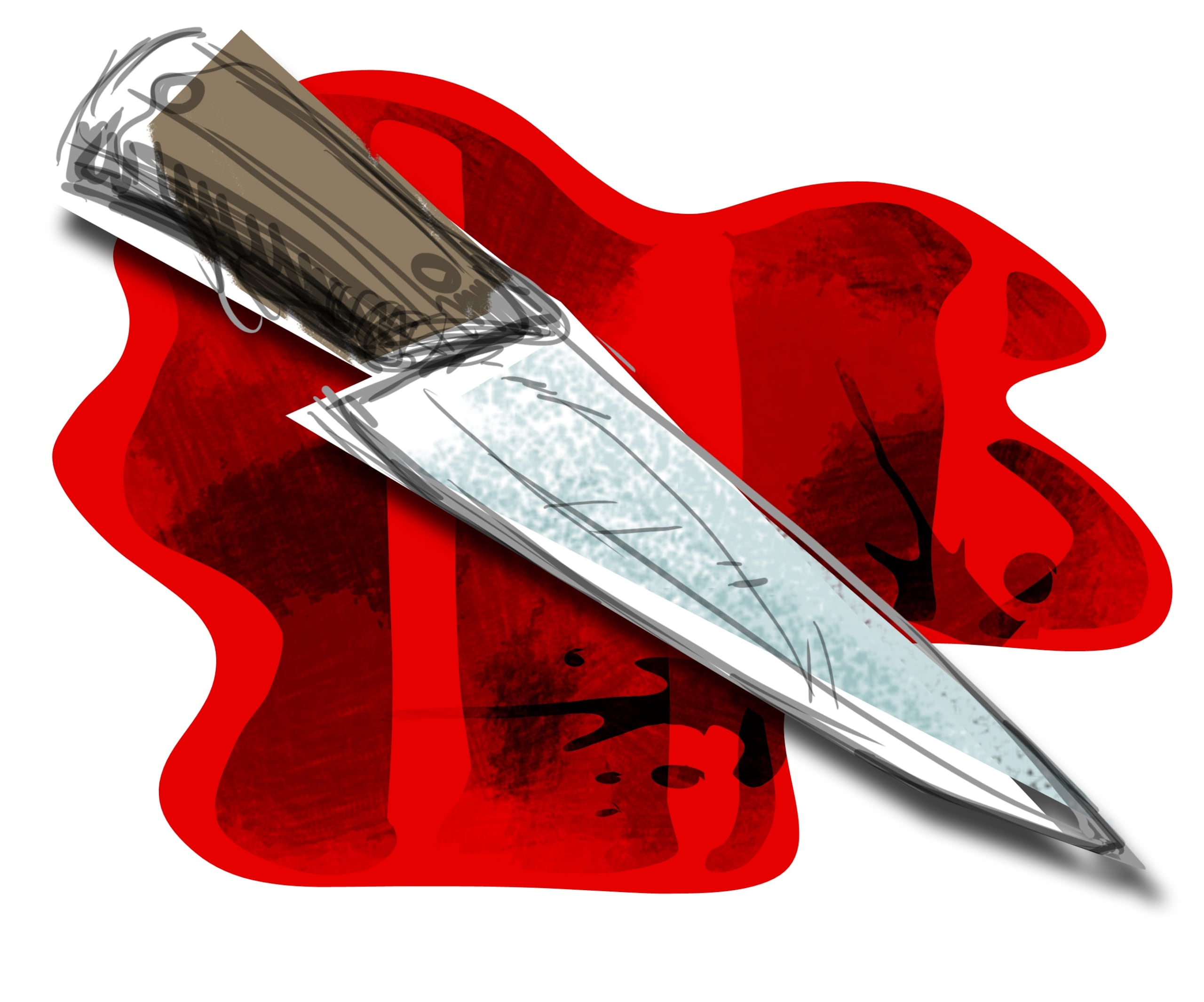 ilustración de un cuchillo utilizado para apuñalar a una persona. (Archivo / GFR Media)
