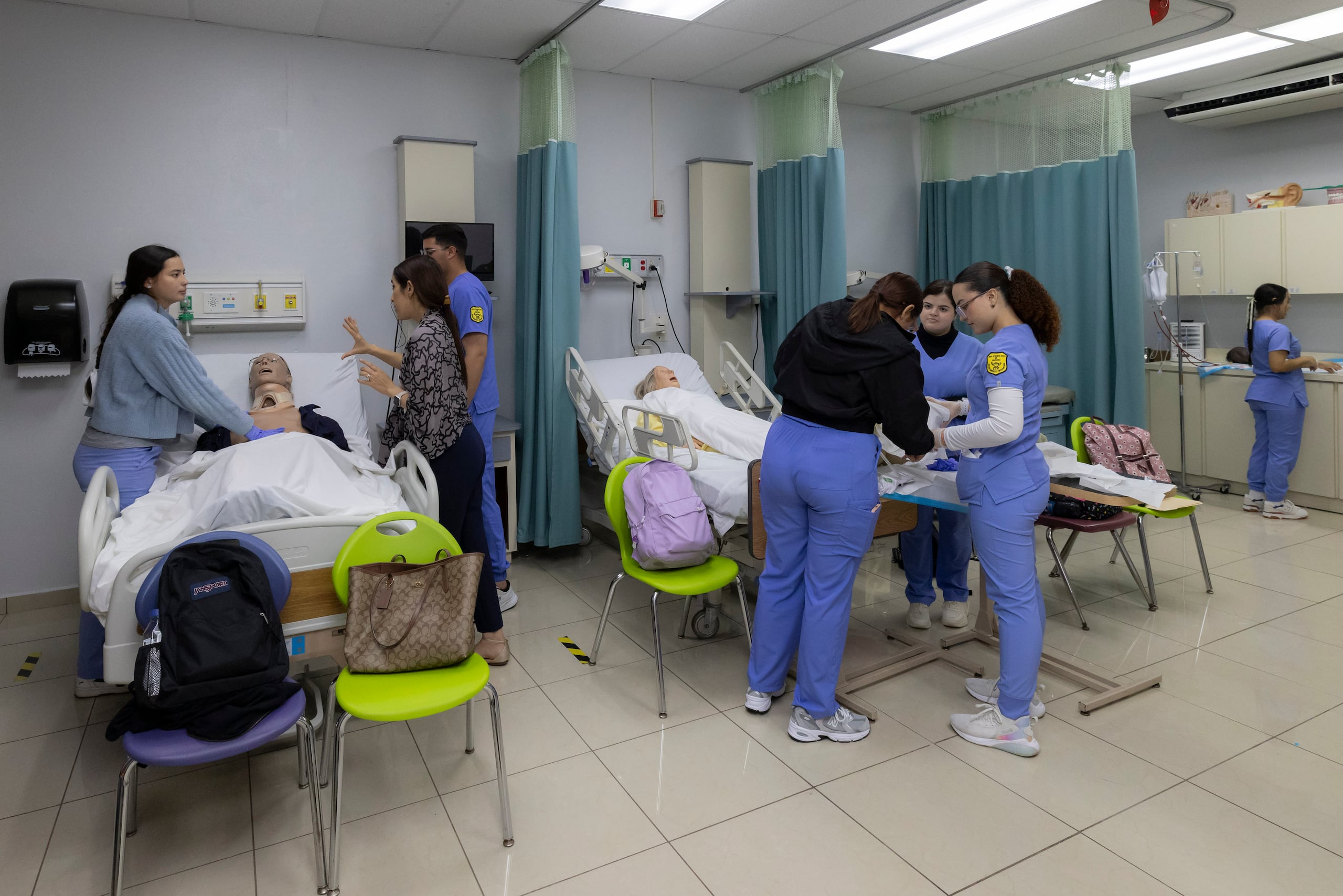 Parte de las instalaciones en el Departamento de Enfermería de la UPR en Arecibo.