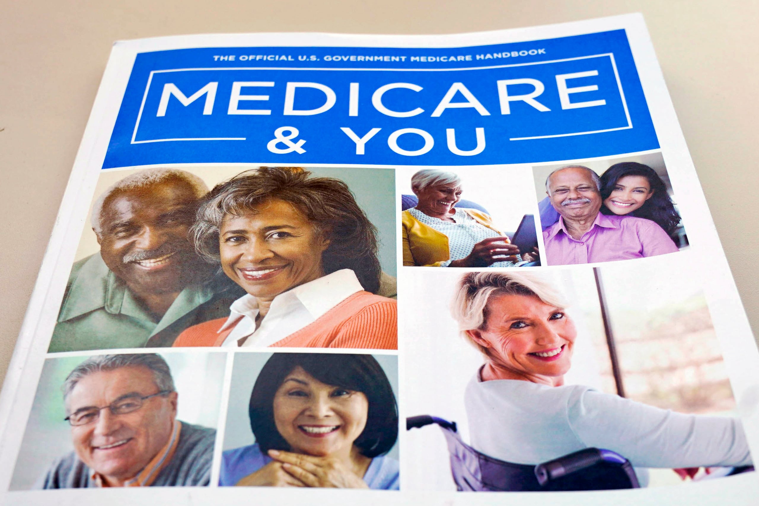 Fotografía del manual de Medicare