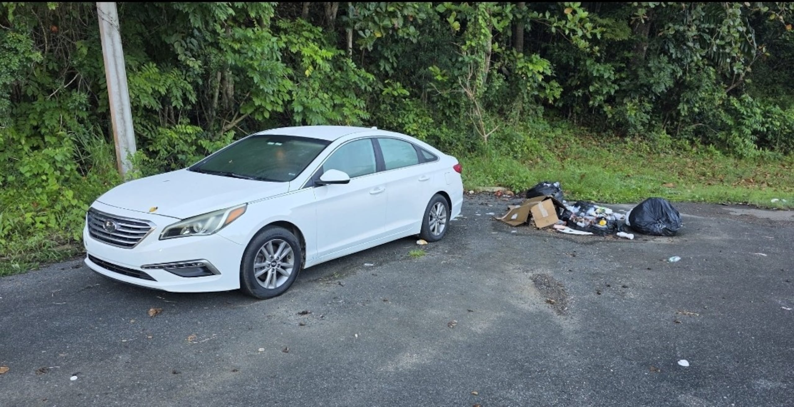 Se recuperó el Hyundai Sonata, color blanco y del año 2016, robado mediante "carjacking", el 31 de agosto, en el barrio Membrillo, en Camuy,