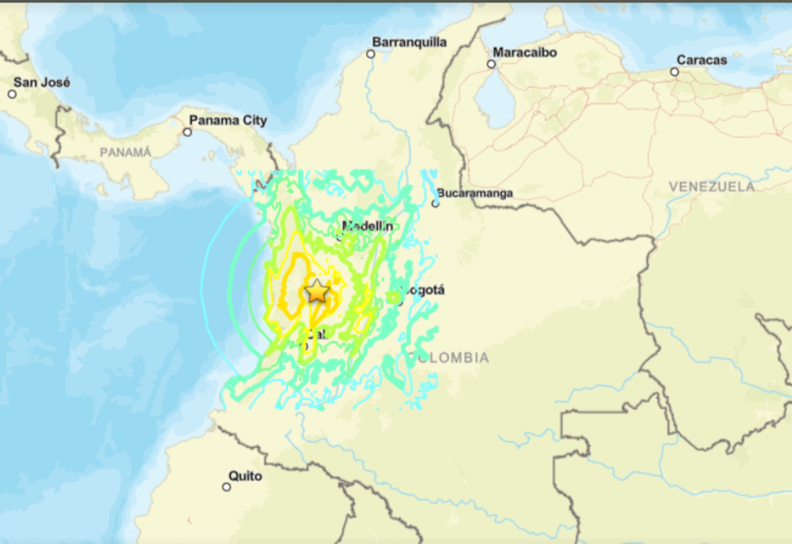 El fuerte terremoto tuvo su epicentro en San José del Palmar, un municipio ubicado en el departamento de Chocó.