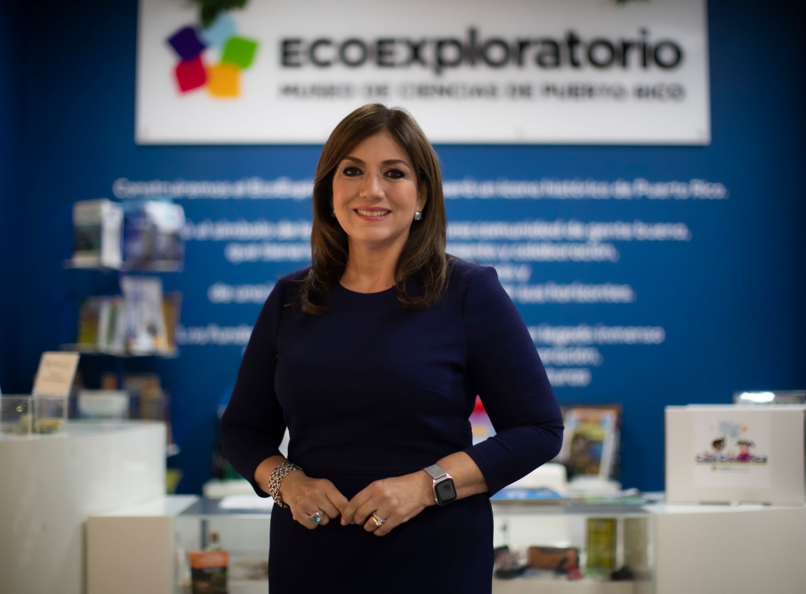 La meteoróloga Ada Monzón es la fundadora y presidenta de la Junta de Directores del EcoExploratorio: Museo de Ciencias de Puerto Rico.