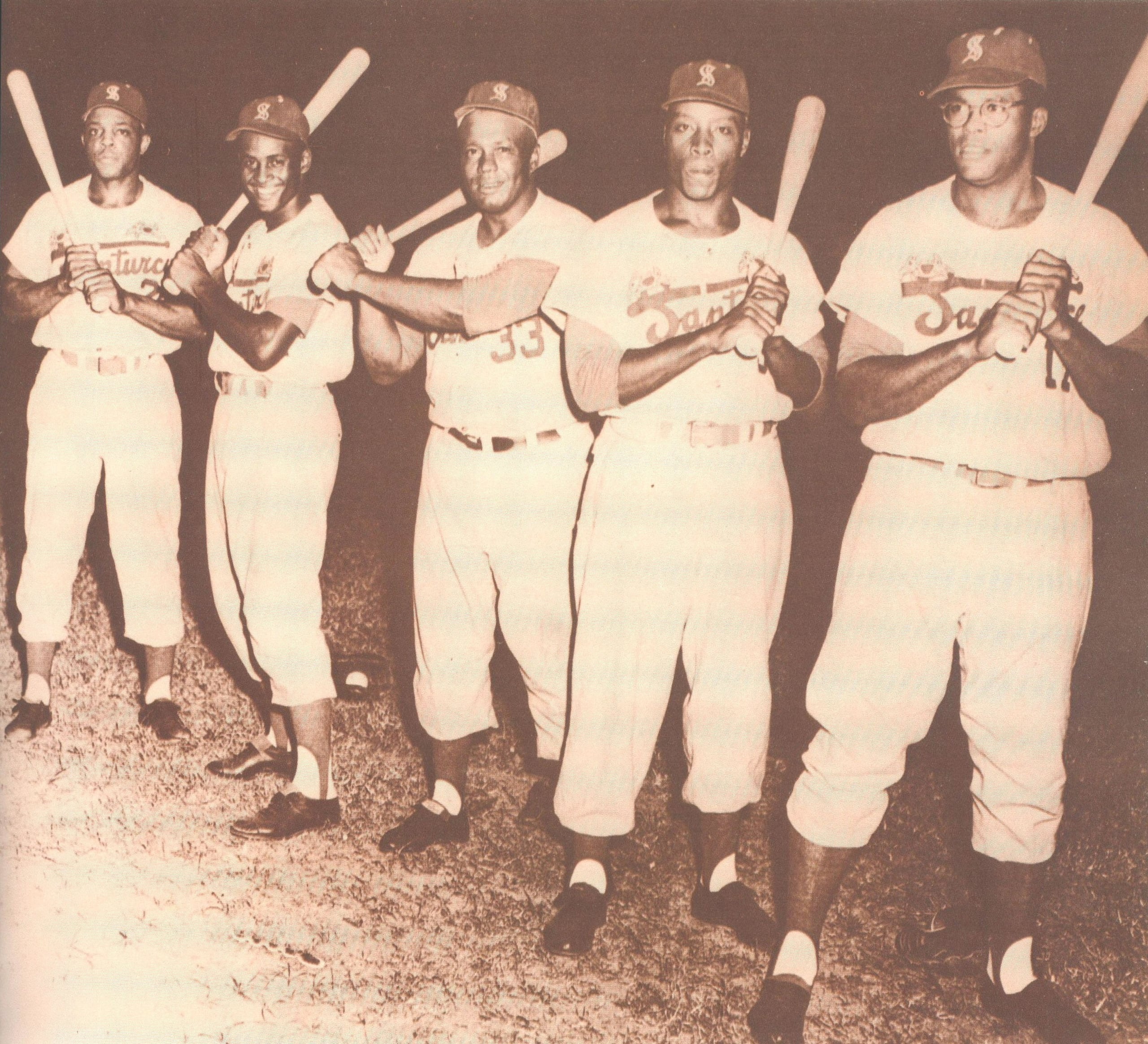 Willie Mays fue parte del mítico 'Escuadrón del Pánico'. El mismo estaba conformado por Willie Mays, Roberto Clemente, Buster Clarkson, Bob Thurman y George Crowe. (Fotos de Jorge Colón Delgado)