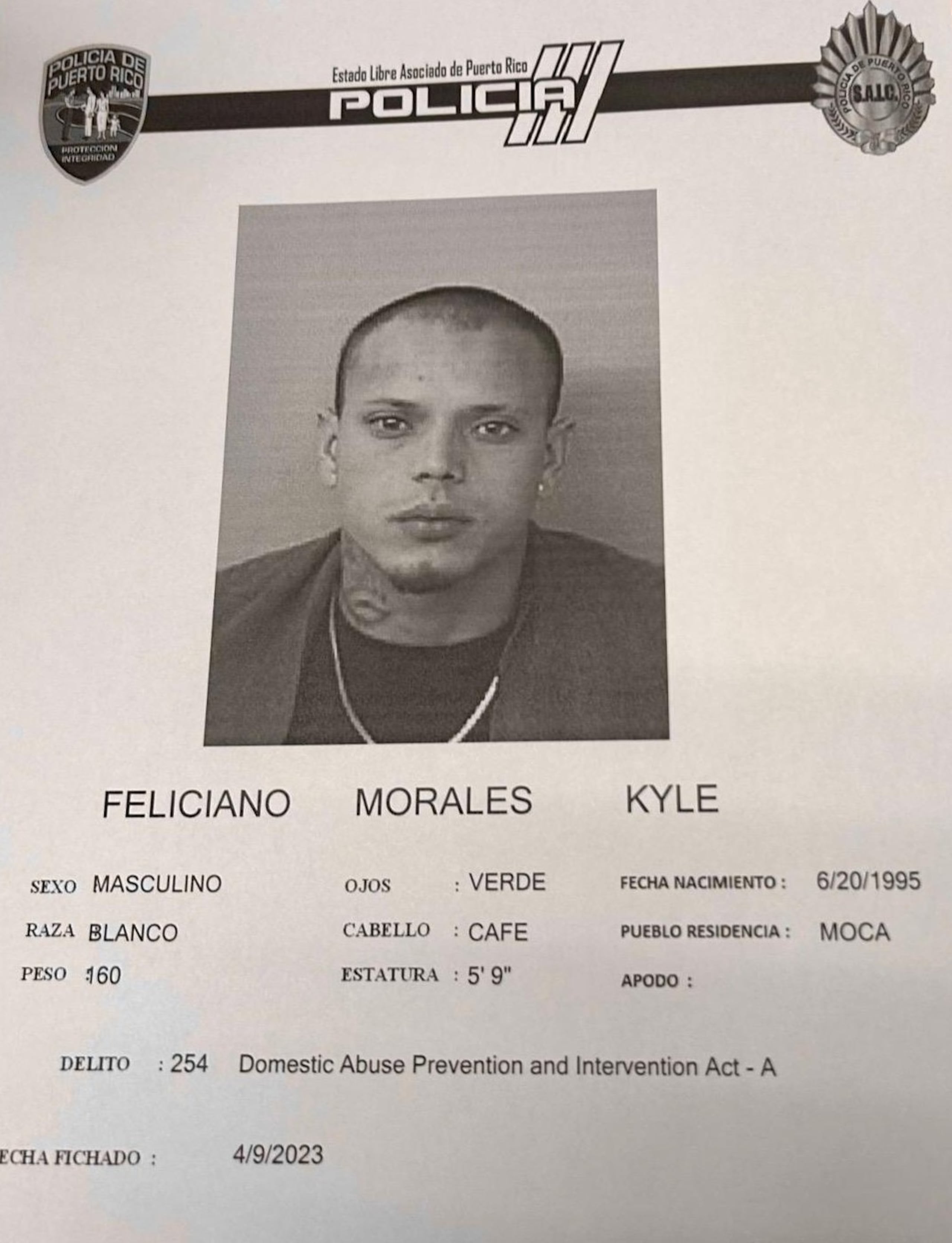 Feliciano Morales se evadió de un Hogar Crea donde cumplía parte de una sentencia de 18 años por delitos graves.