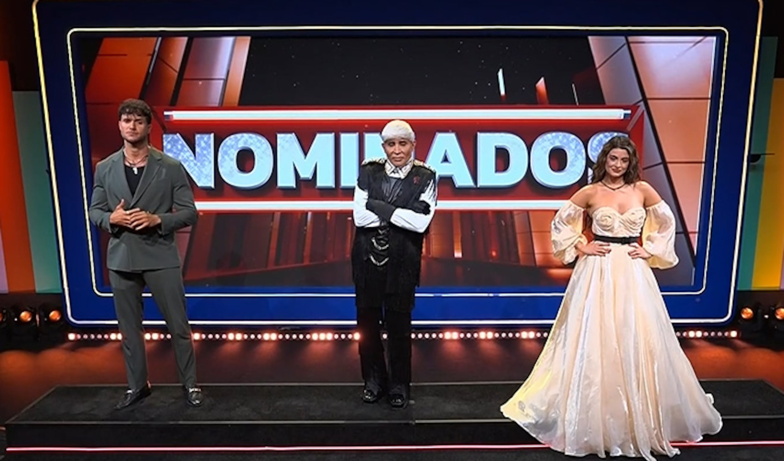 En la foto, Fabio, El Divo y Julia Argüelles