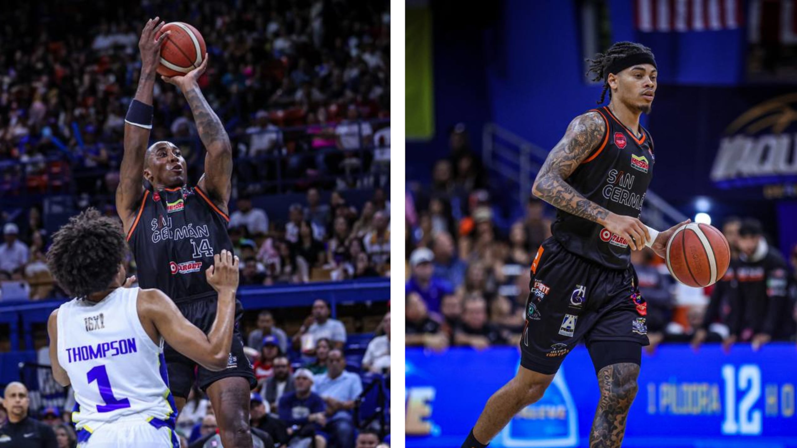 El alero Ronde Hollis-Jefferson (izquierda) y el armador Nate Mason.