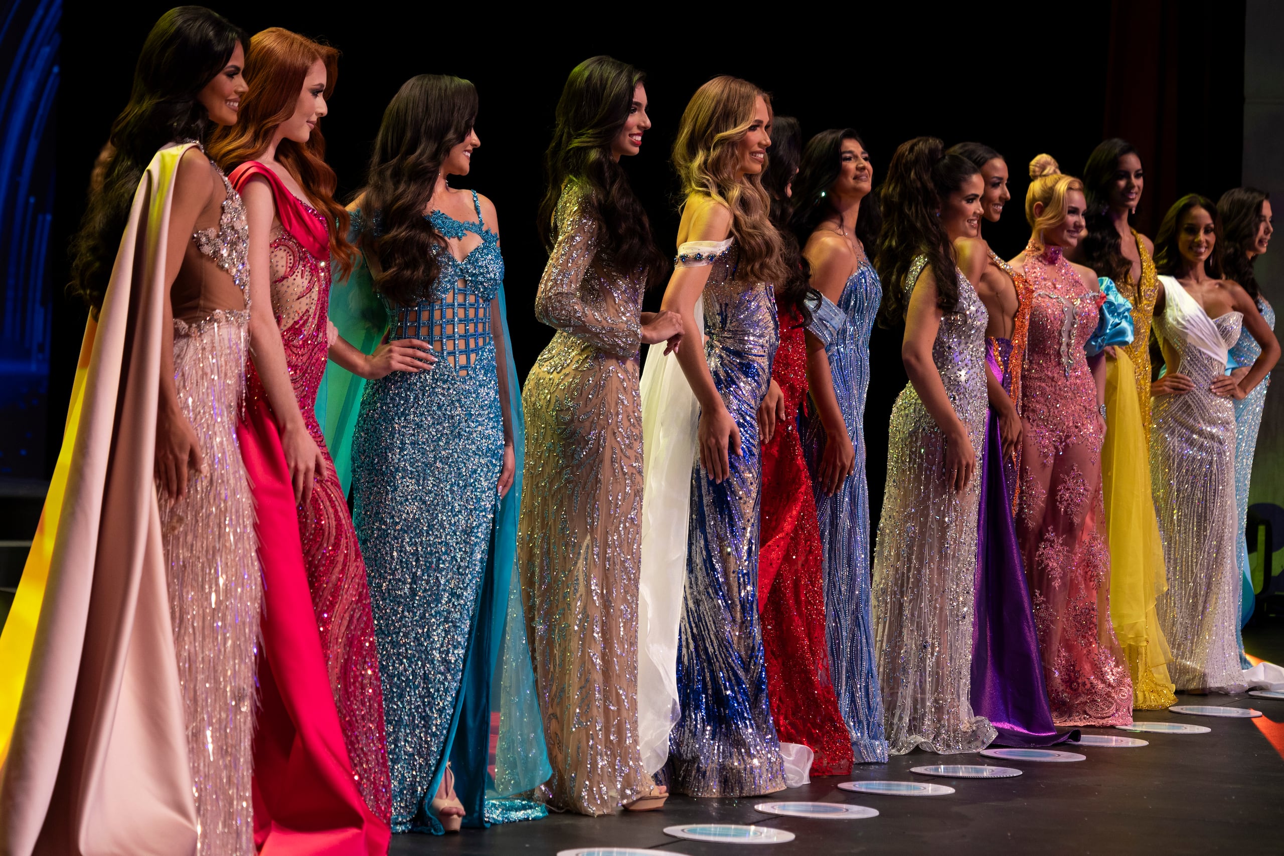 Las semifinalistas del concurso de Miss Mundo de Puerto Rico 2024.