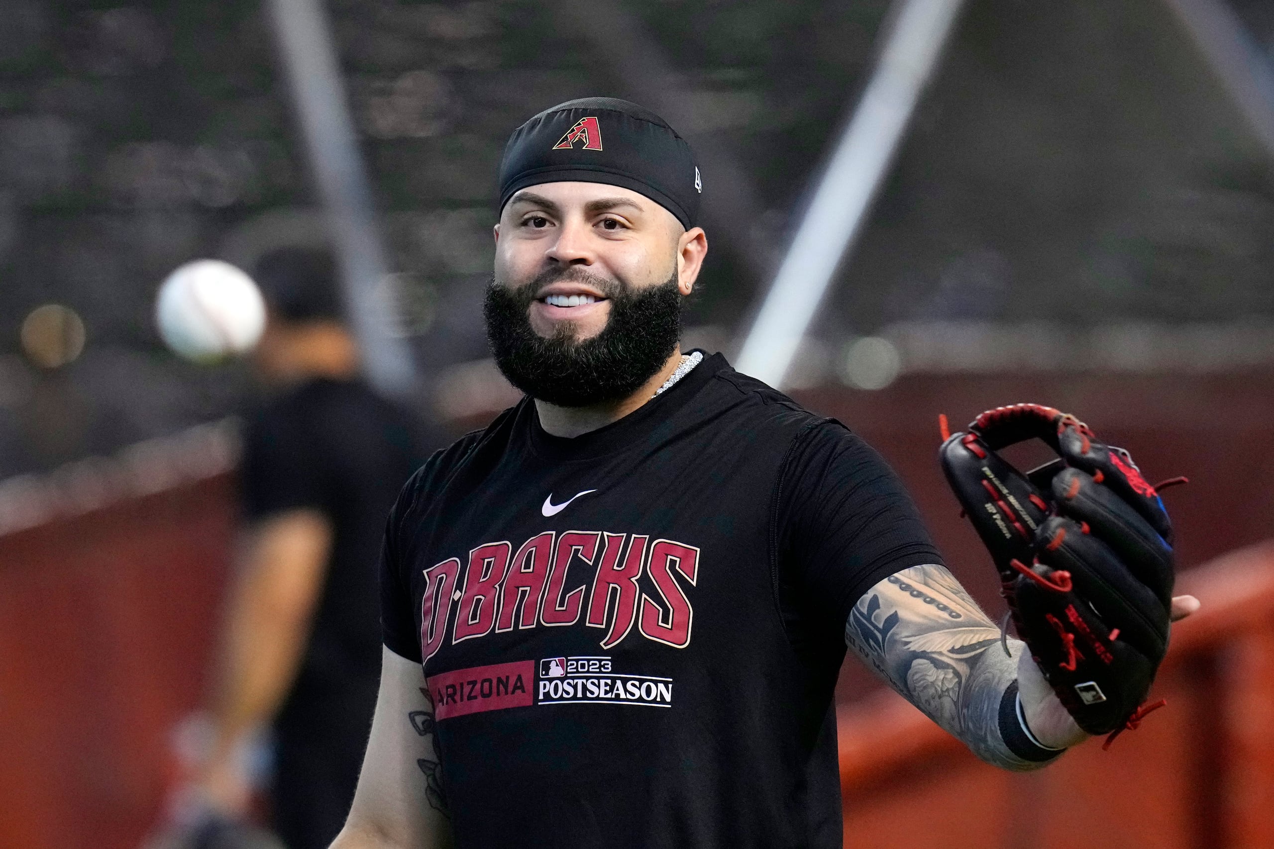 Emmanuel Rivera participó en la pasada Serie Mundial con los Diamondbacks.