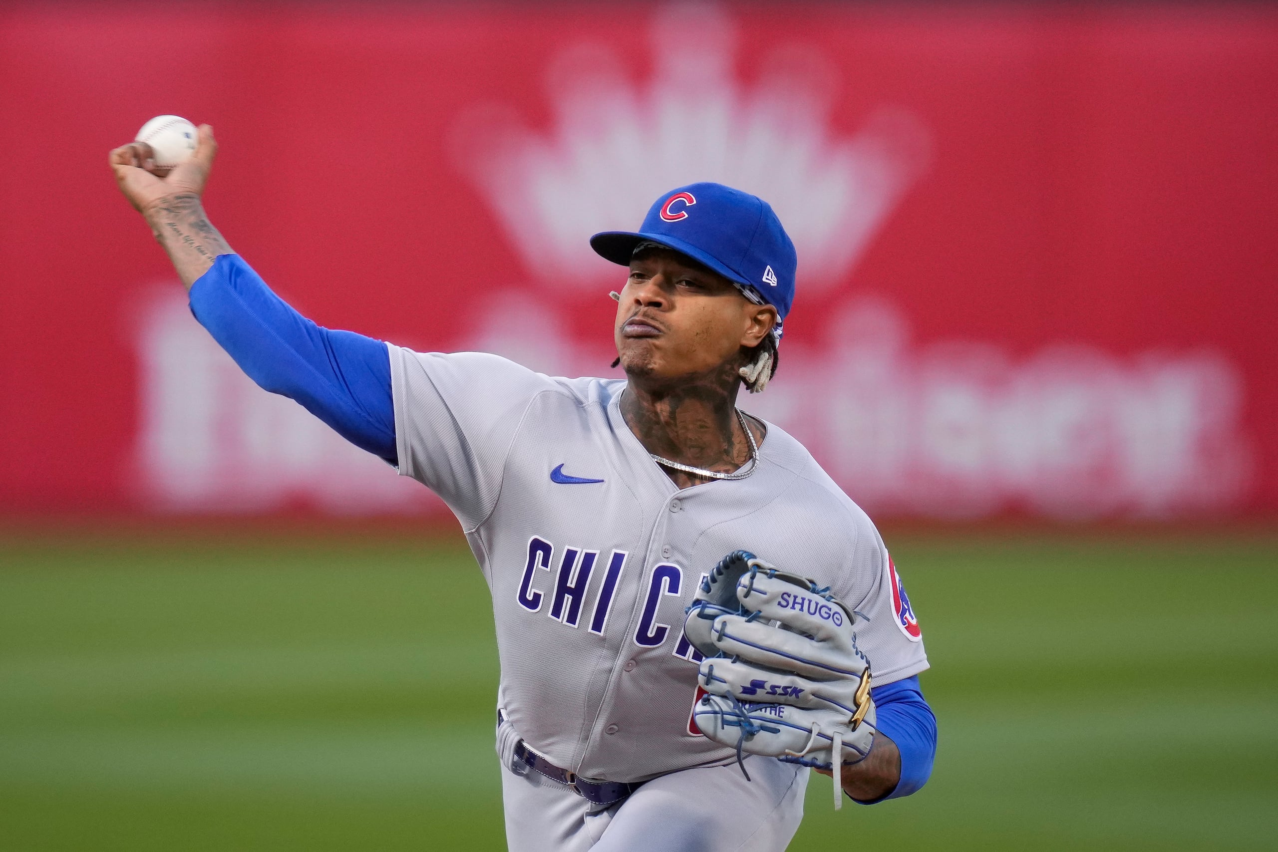 Marcus Stroman registró foja de 16-16 con una efectividad de 3.73 en dos temporadas con los Cubs.