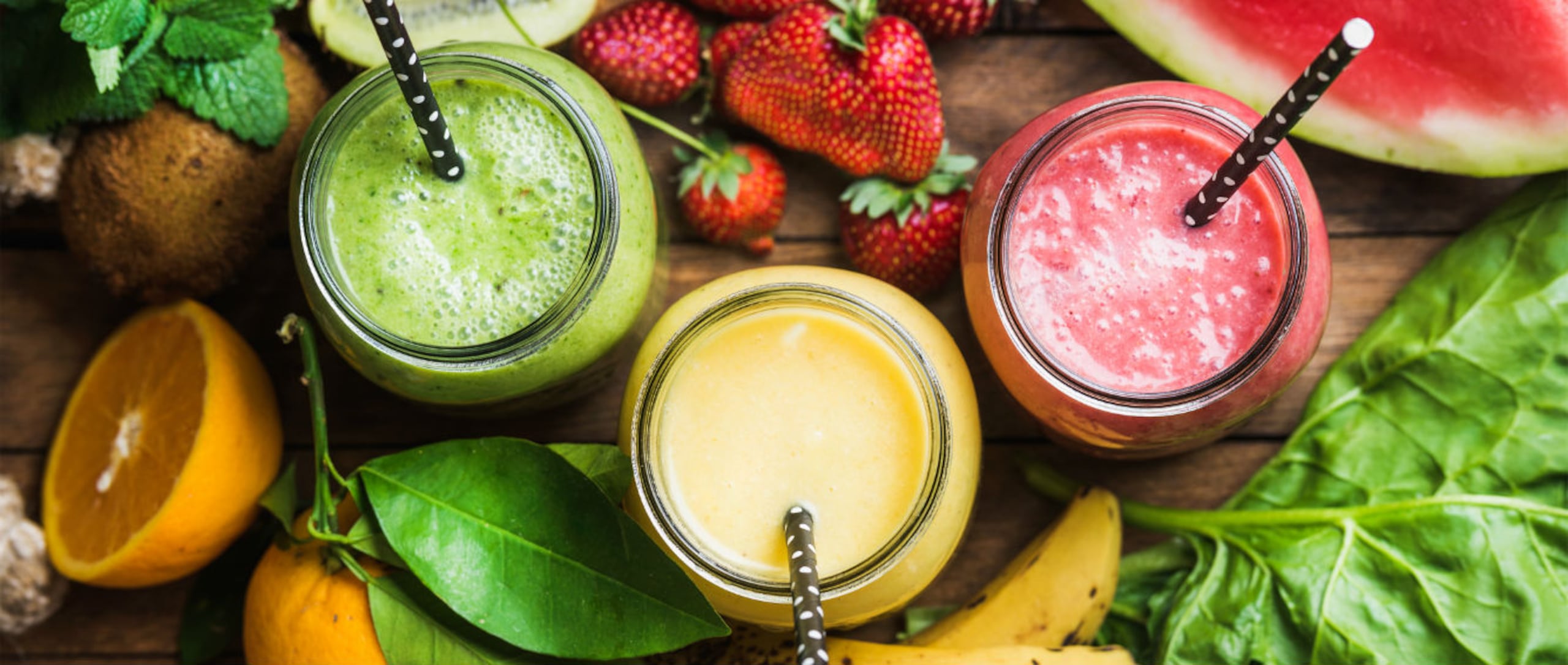 Una excelente alternativa son los batidos con frutas. (Shutterstock)