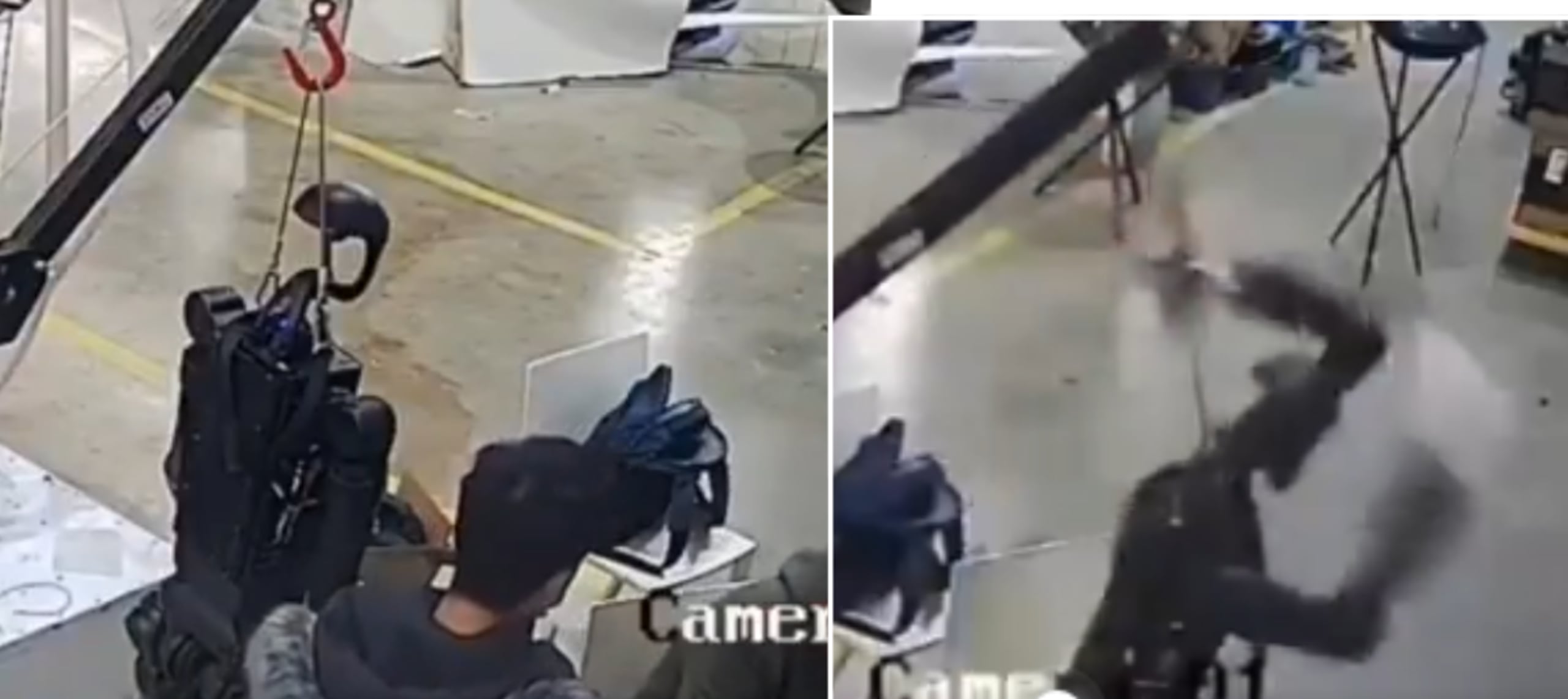 Así fue el momento.