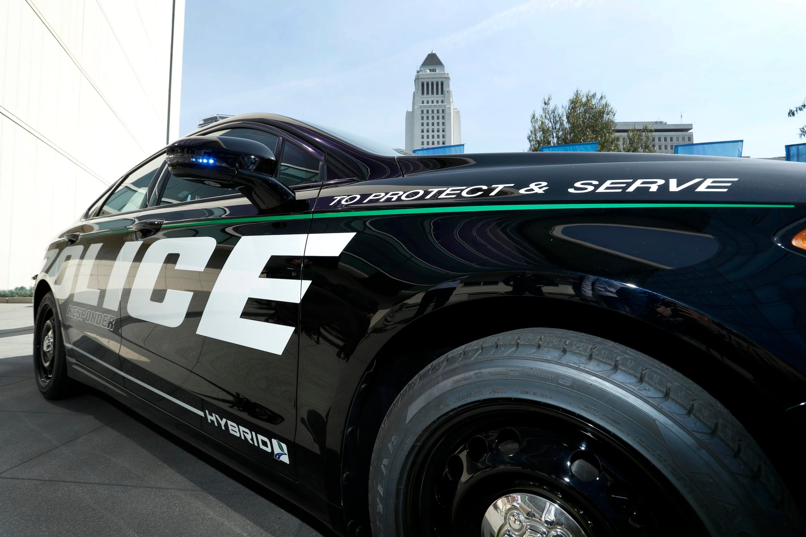 Fotografía de archivo de una patrulla del Departamento de Policía de Los Ángeles