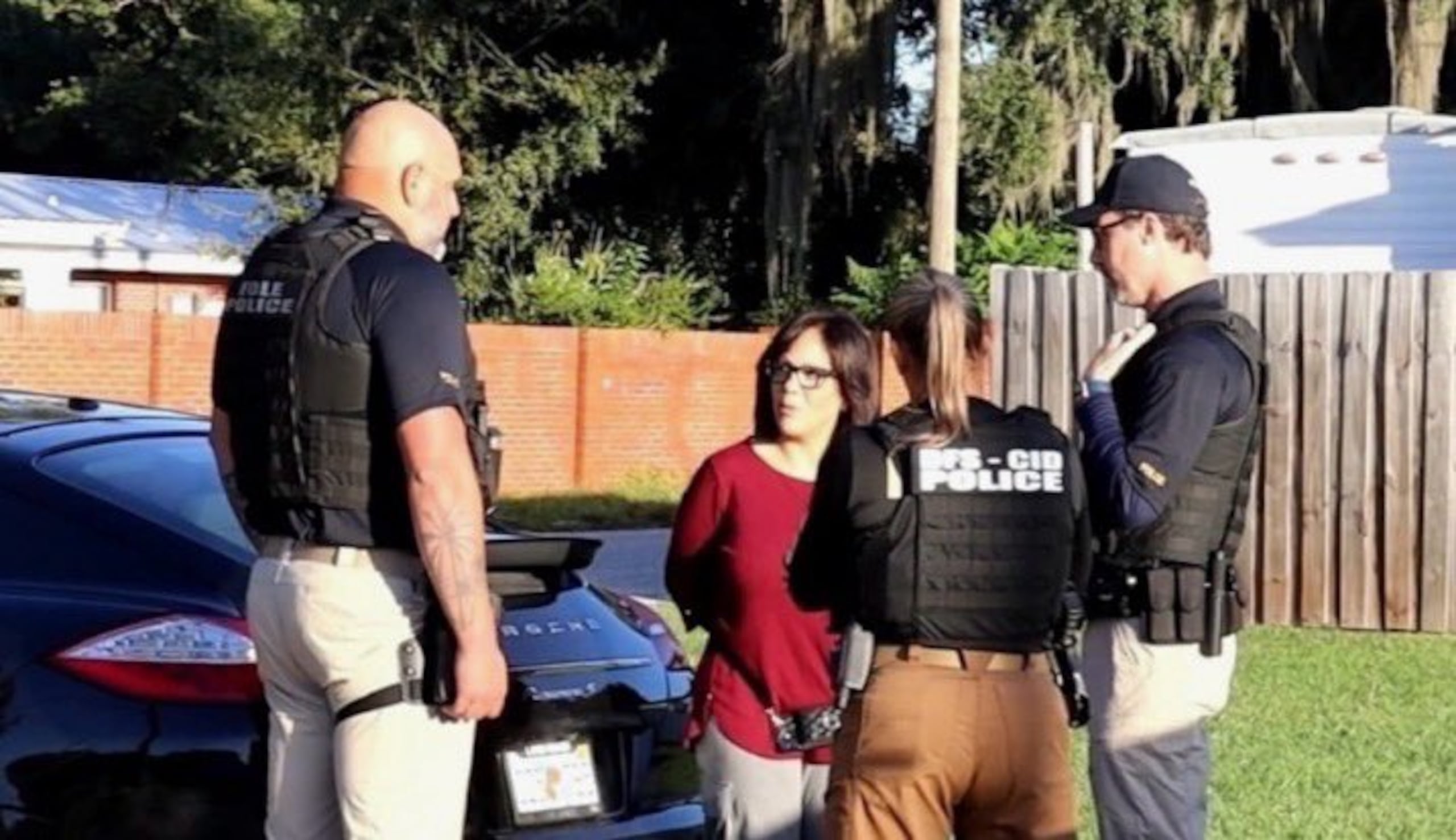 Arresto de la alcaldesa de Kissimmee, Jackie Espinosa, este miércoles.
