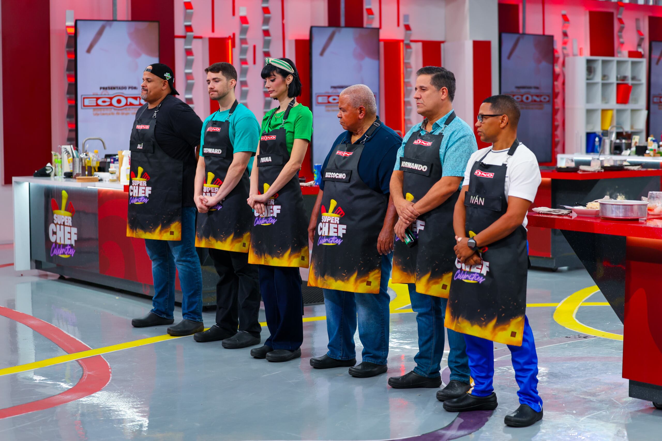 Las estrellas tuvieron que conquistar la cocina del Medio Oriente en la "noche de vara".