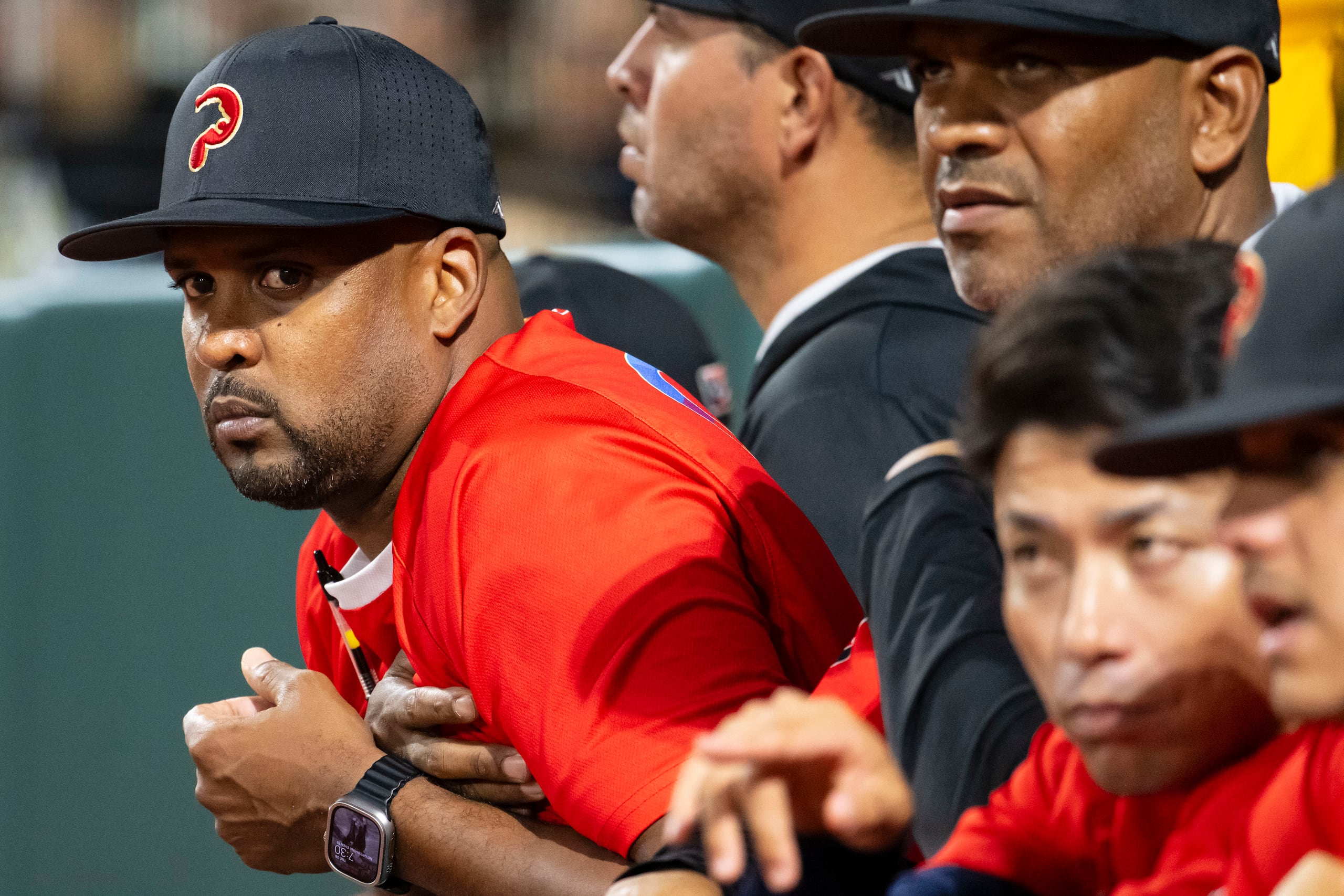 Andy González con los Leones.