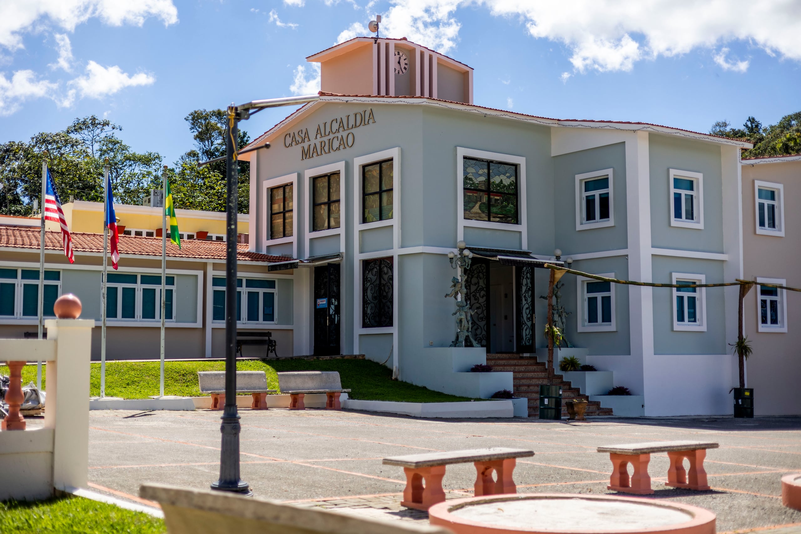 El incidente ocurrió frente a la plaza de recreo de Maricao.