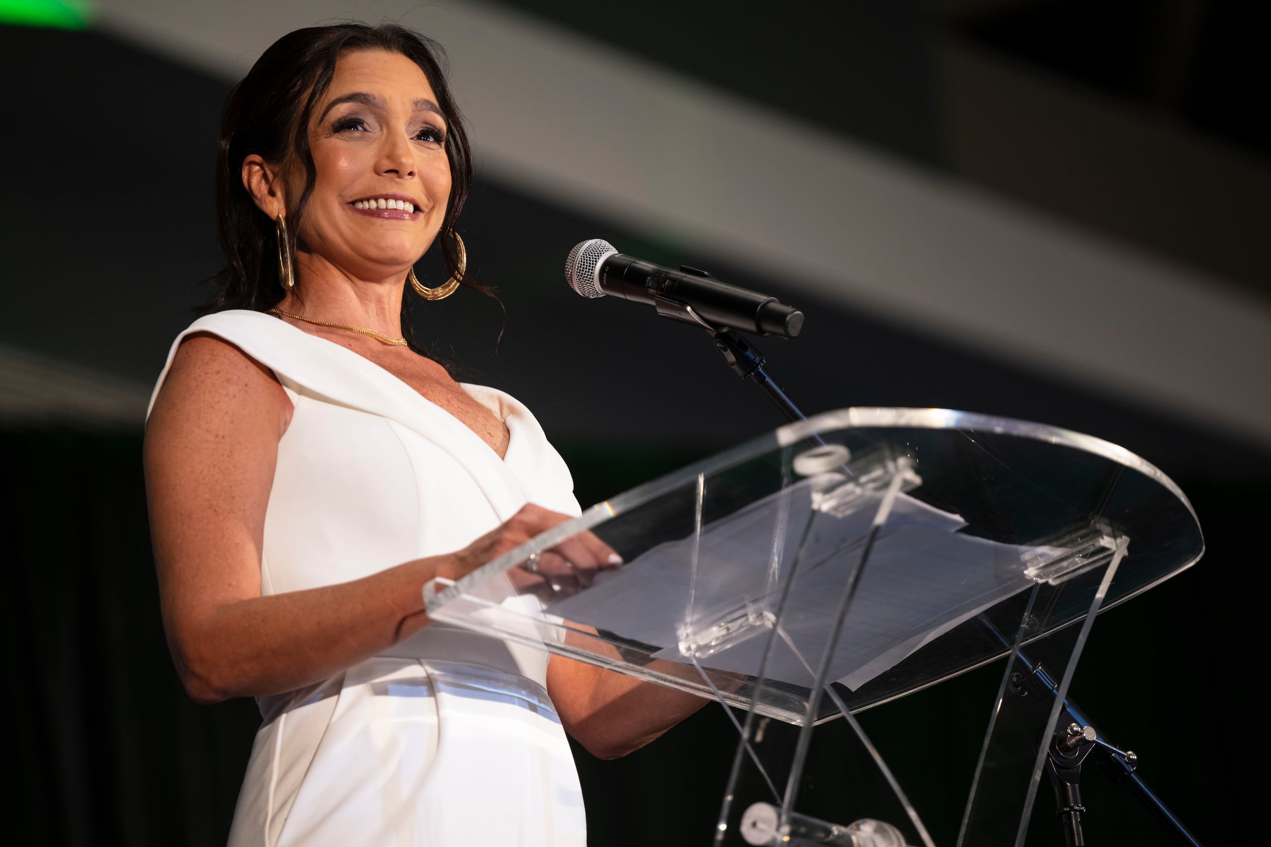 Griselle Morales, esposa de Juan Dalmau, candidato a la gobernación de la Alianza.
