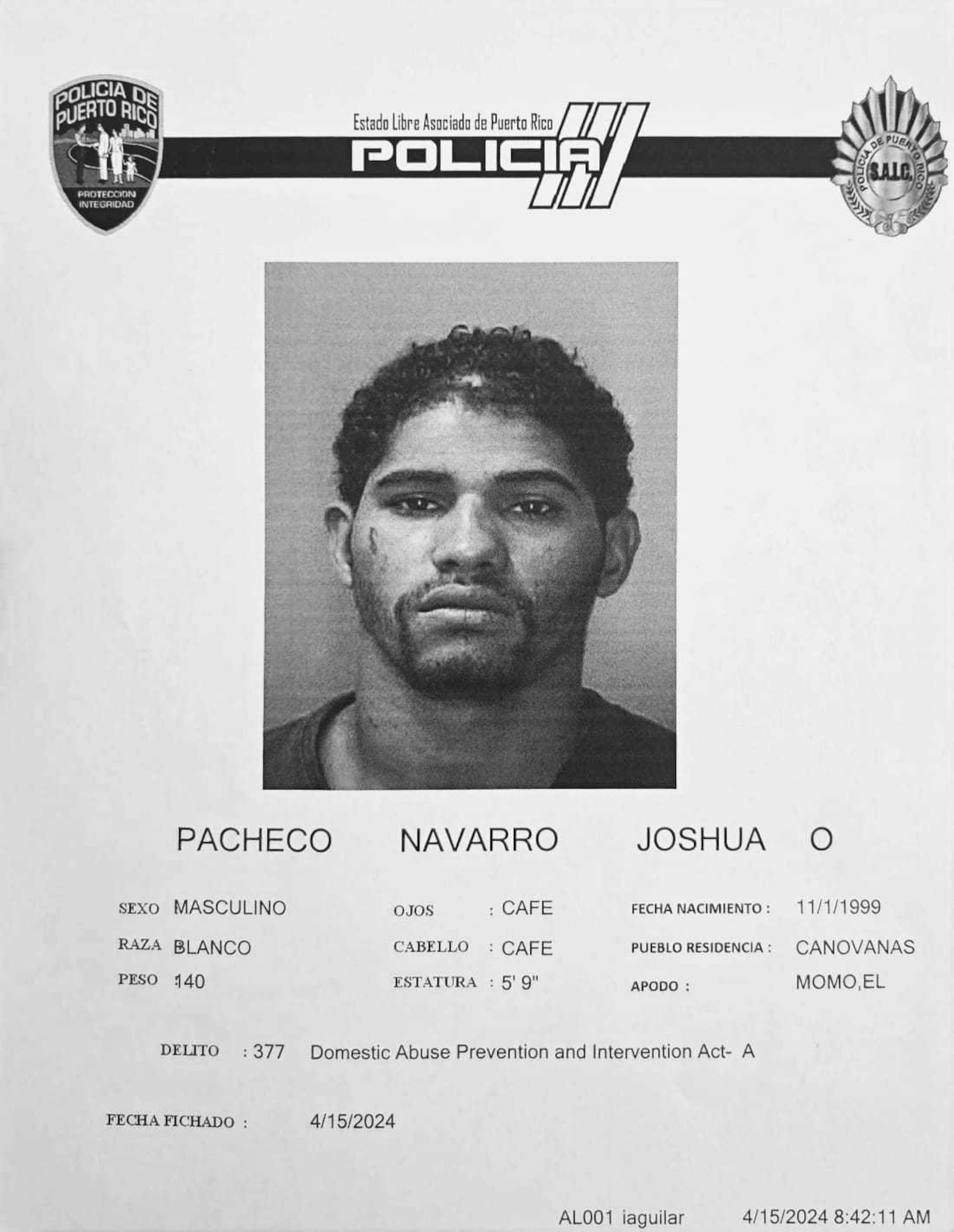 Joshua Pacheco Navarro, alias El Momo